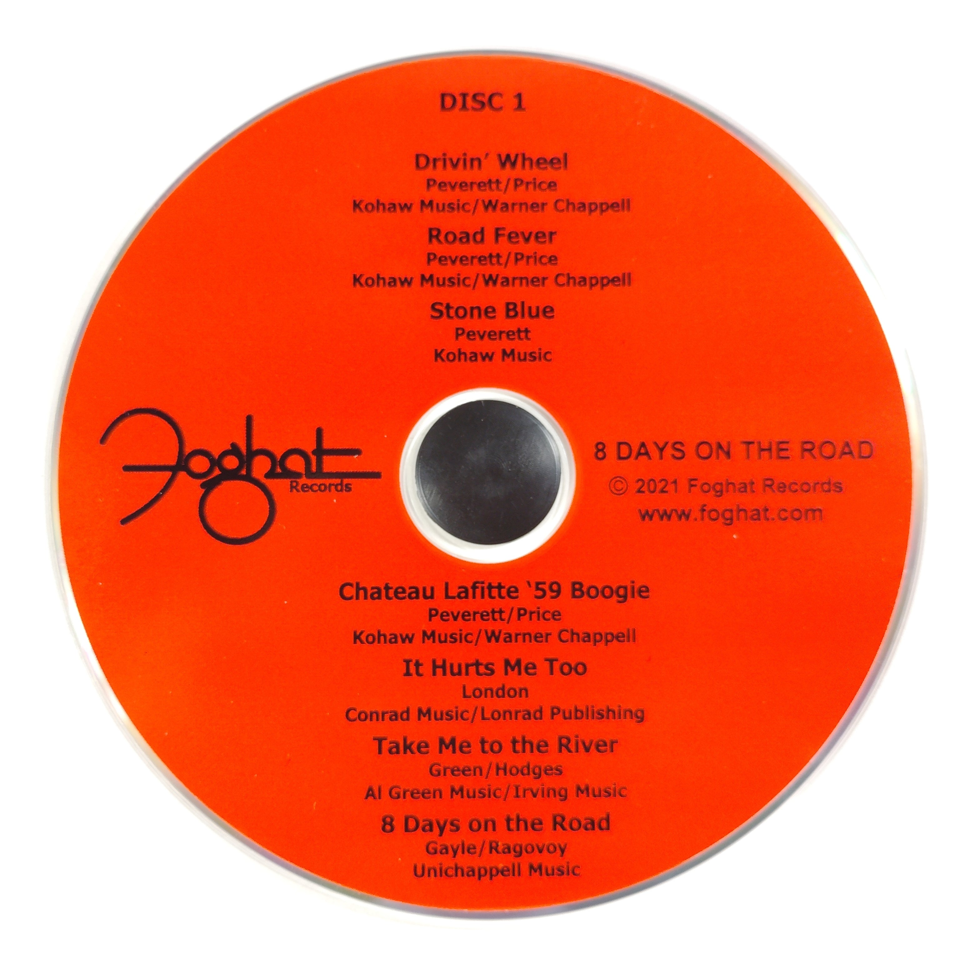 Foghat Band photo autograph – angled display – Beckett COA