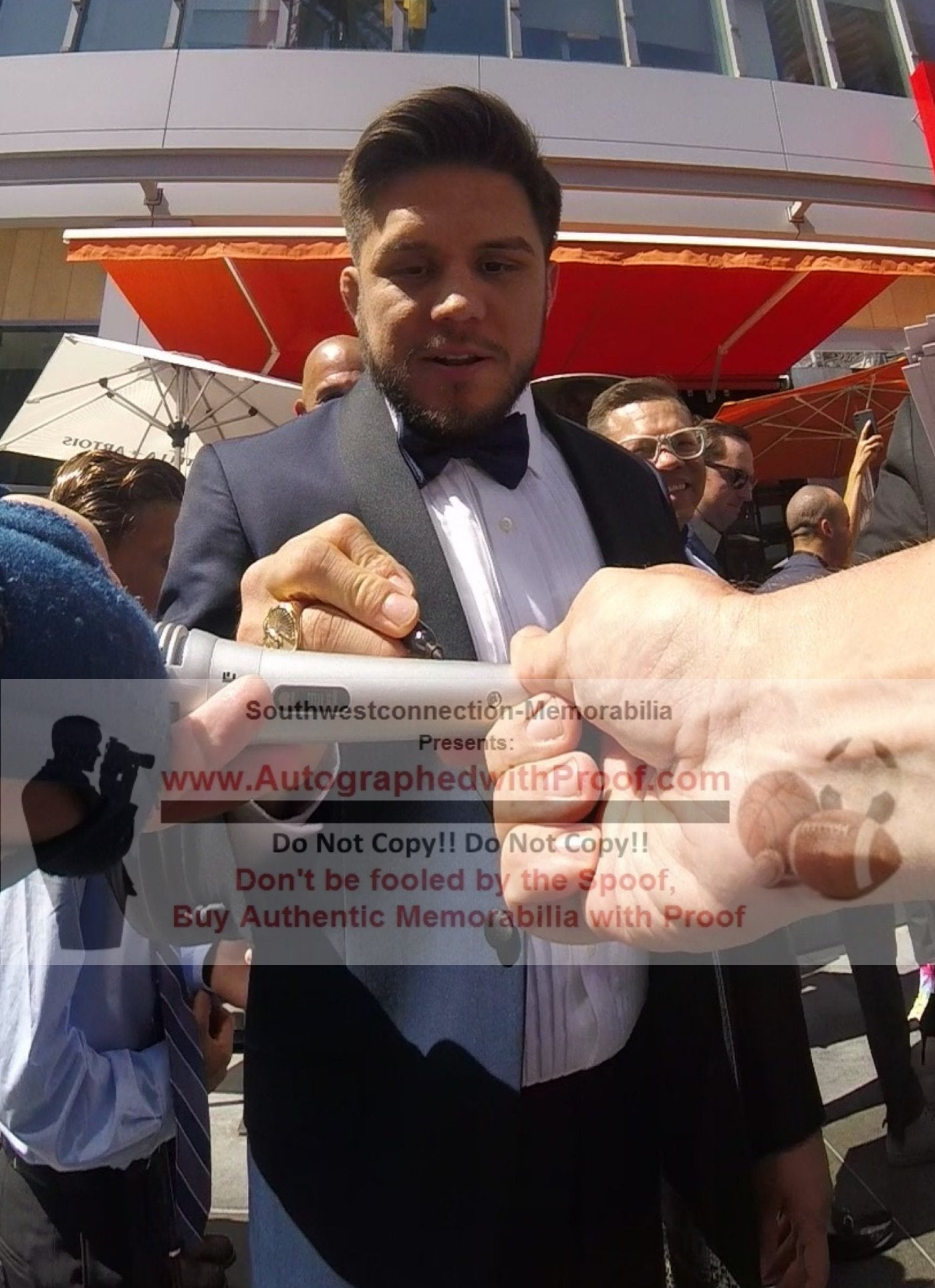 Henry Cejudo Autographed Microphone Signed Trading Card Beckett BAS