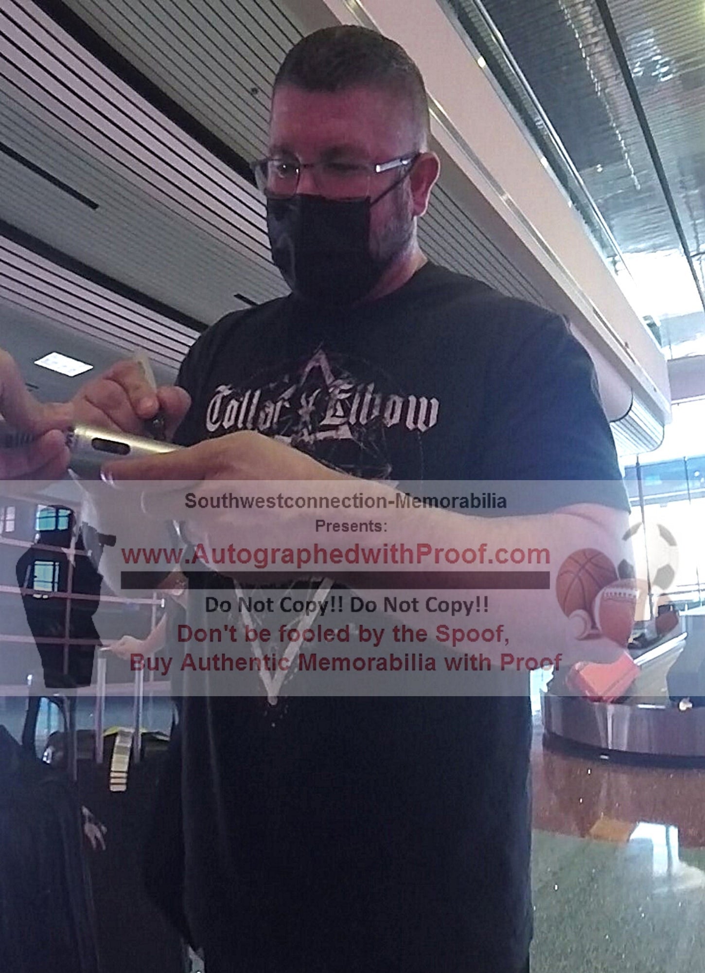 The Hurricane Signed Microphone Photo Beckett BAS