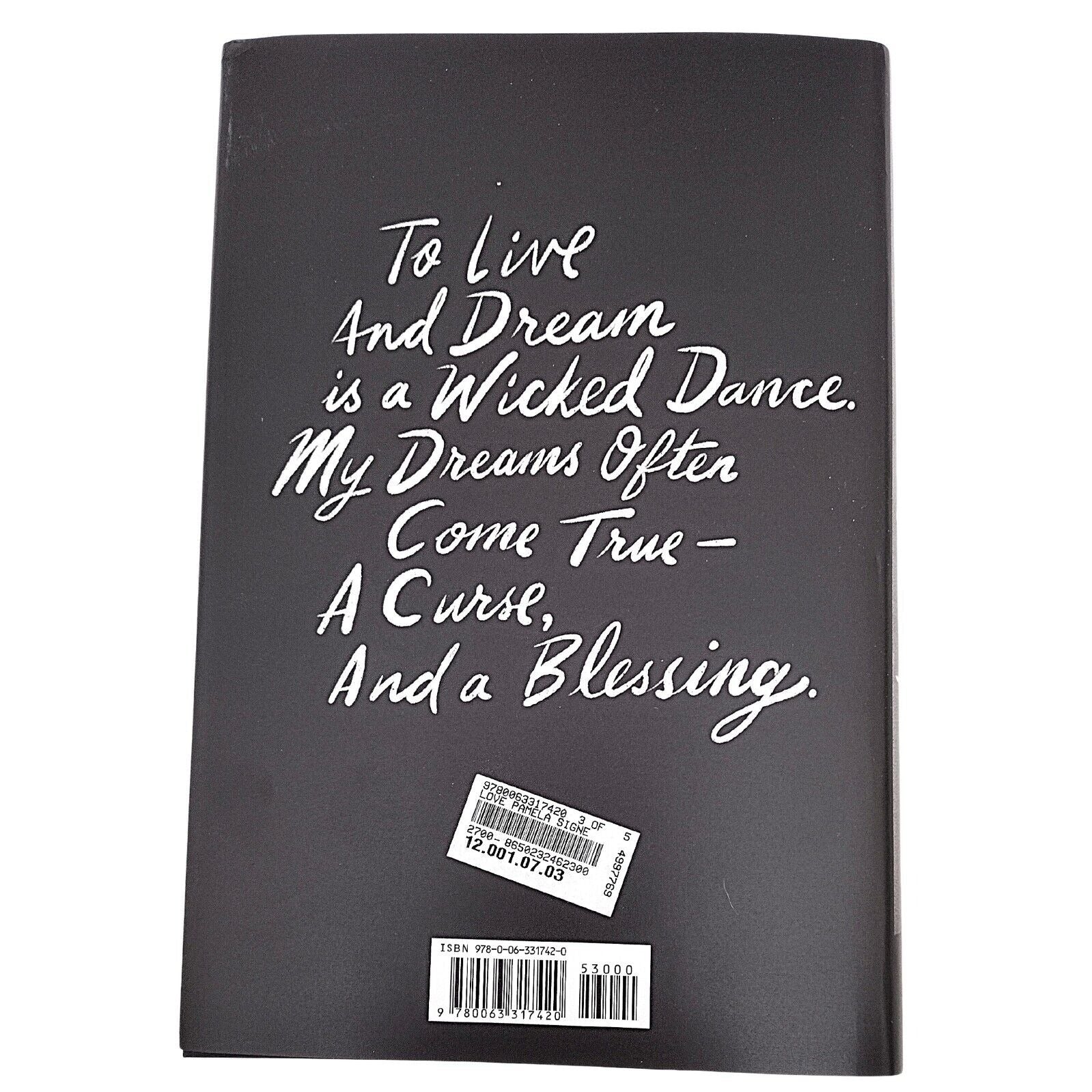 Pamela Anderson memorabilia autograph – angled display – Beckett COA