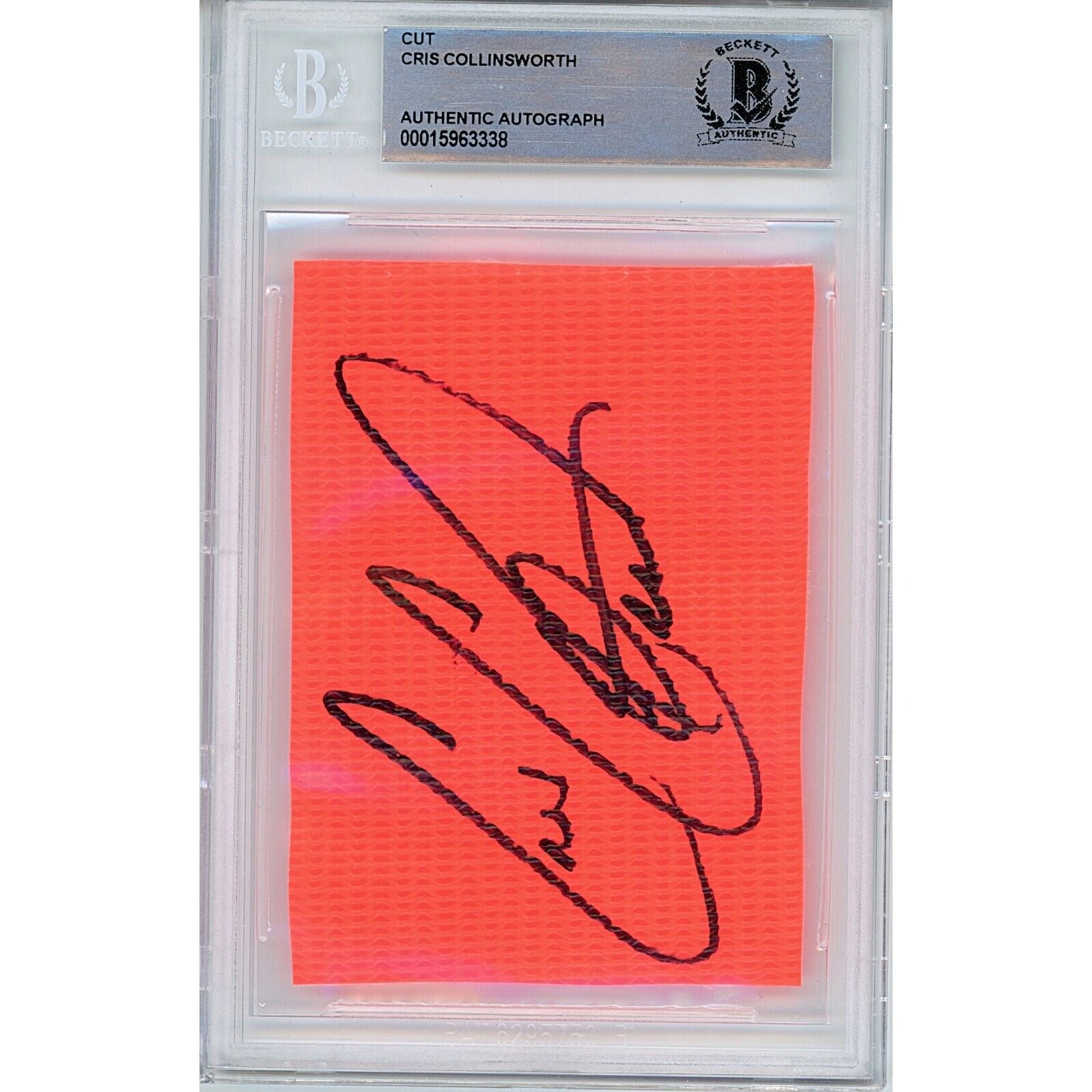 Cris Collinsworth Cincinnati Bengals Signed Trading Card – Beckett BAS