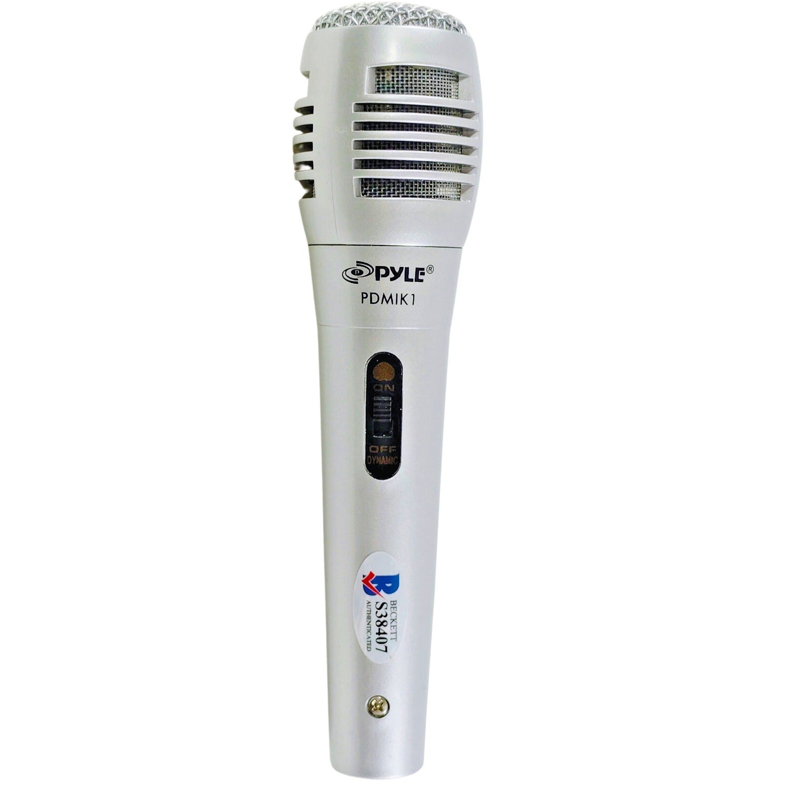 Jamie Foxx Autographed Microphone Signed Trading Card Beckett BAS