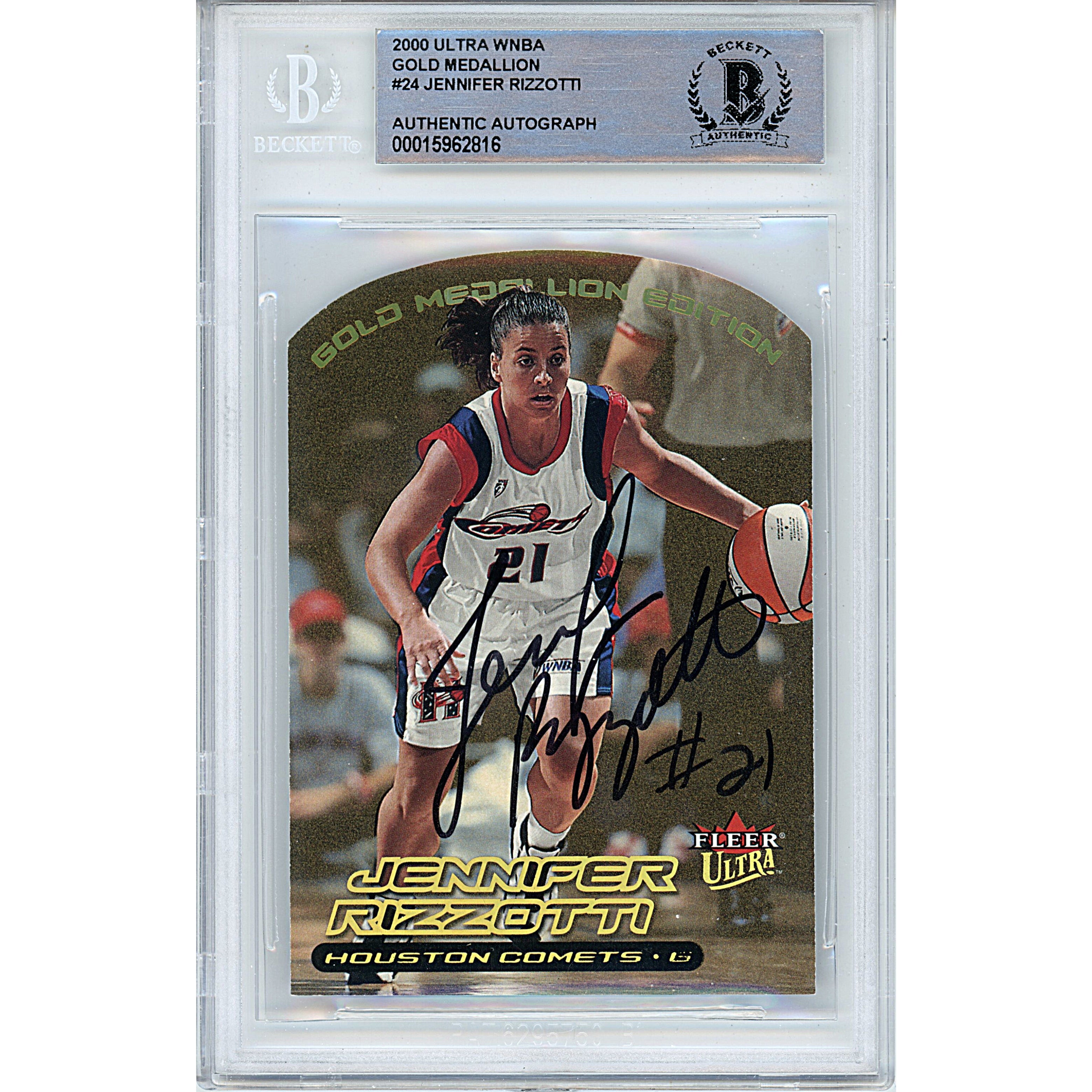 2000 Ultra WNBA Basketball signed trading card – Beckett BAS