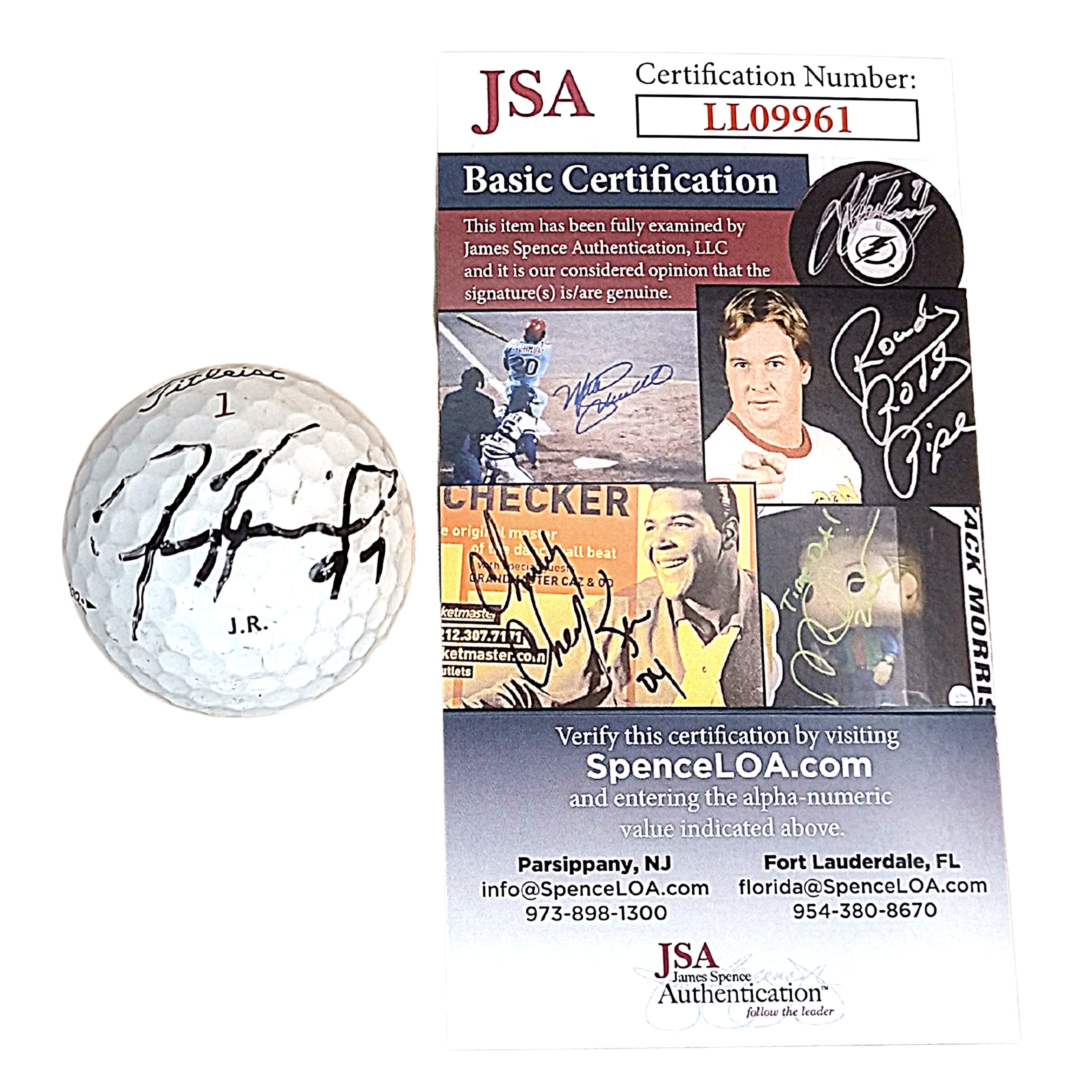 Jeremy Roenick Autographed Hockey Puck Signed JSA