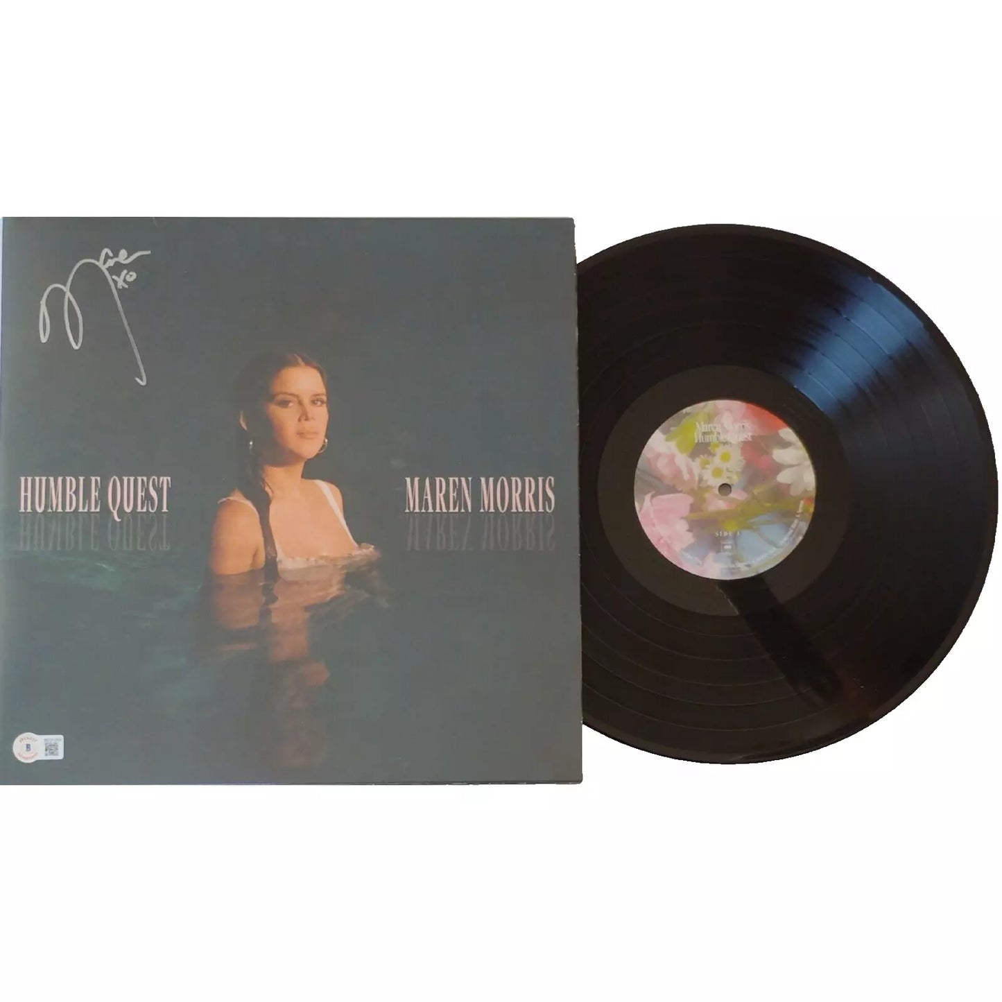 Maren Morris Signed Humble Quest Vinyl Record Album Cover Beckett Cert