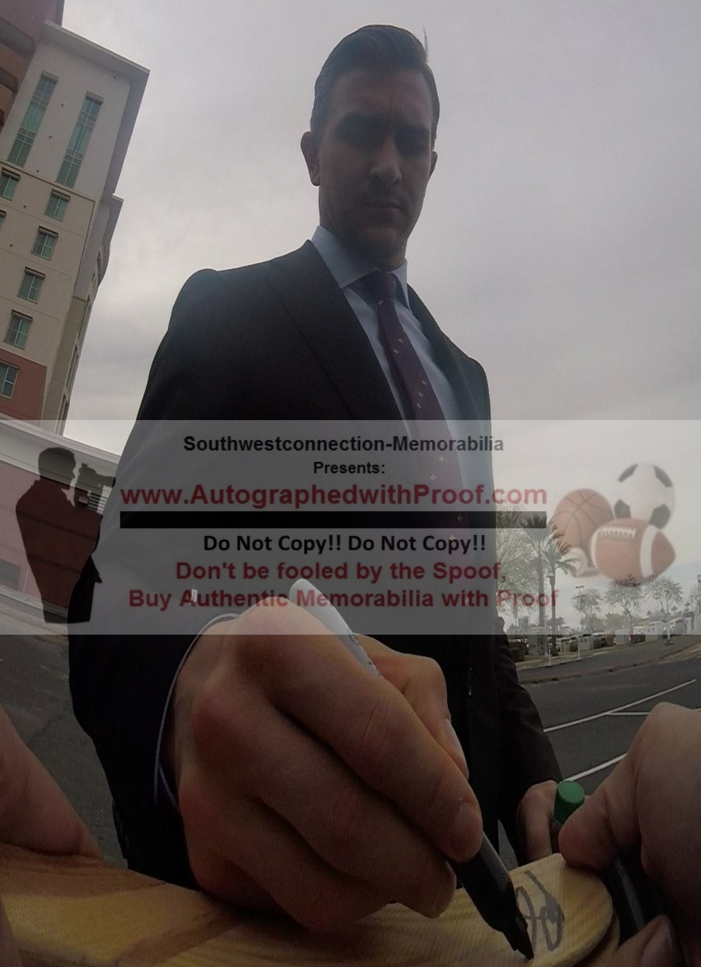 Mark Jankowski Signed Calgary Flames Photo Beckett BAS