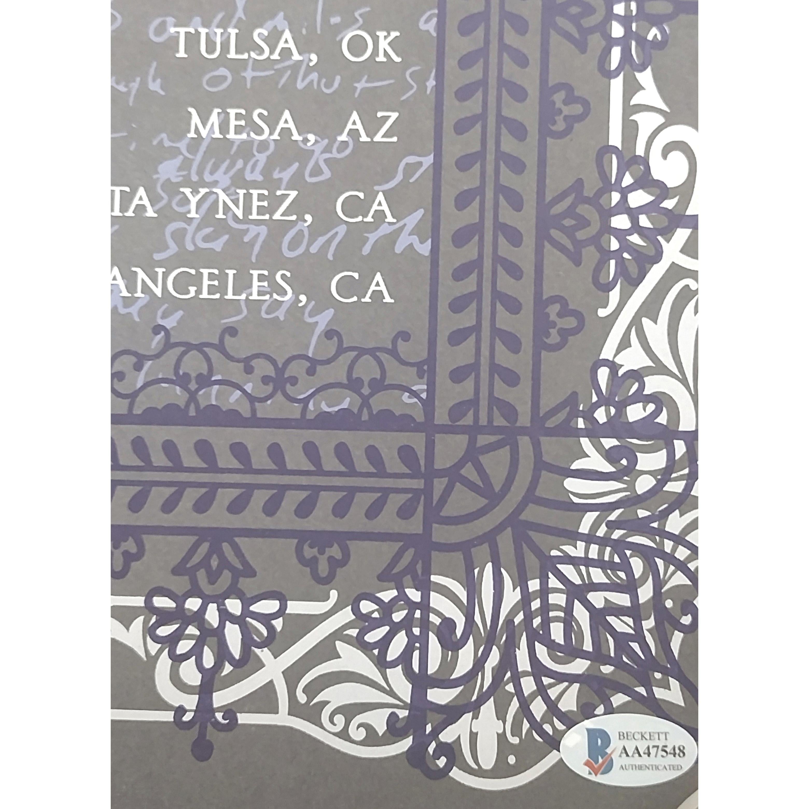 Melissa Etheridge signed photo – signature close-up – Beckett COA