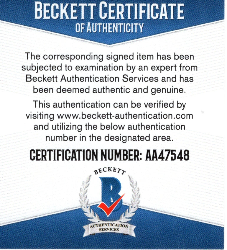 Melissa Etheridge auto photo – authentication sticker – Beckett COA