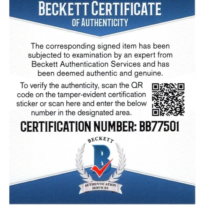 signed Collectible – Beckett BAS