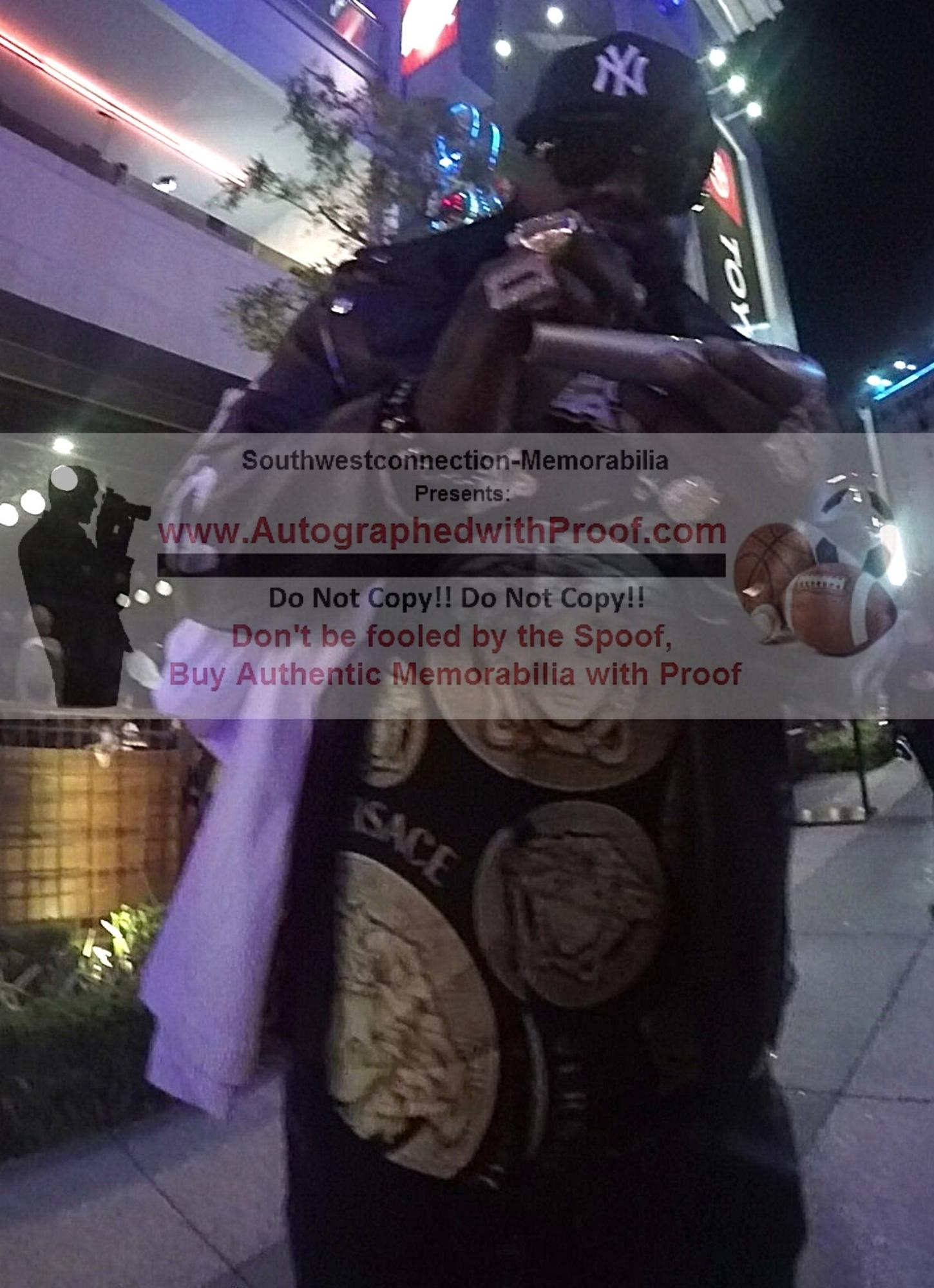 Mistah Signed Microphone West Coast Hyphy Photo Beckett BAS