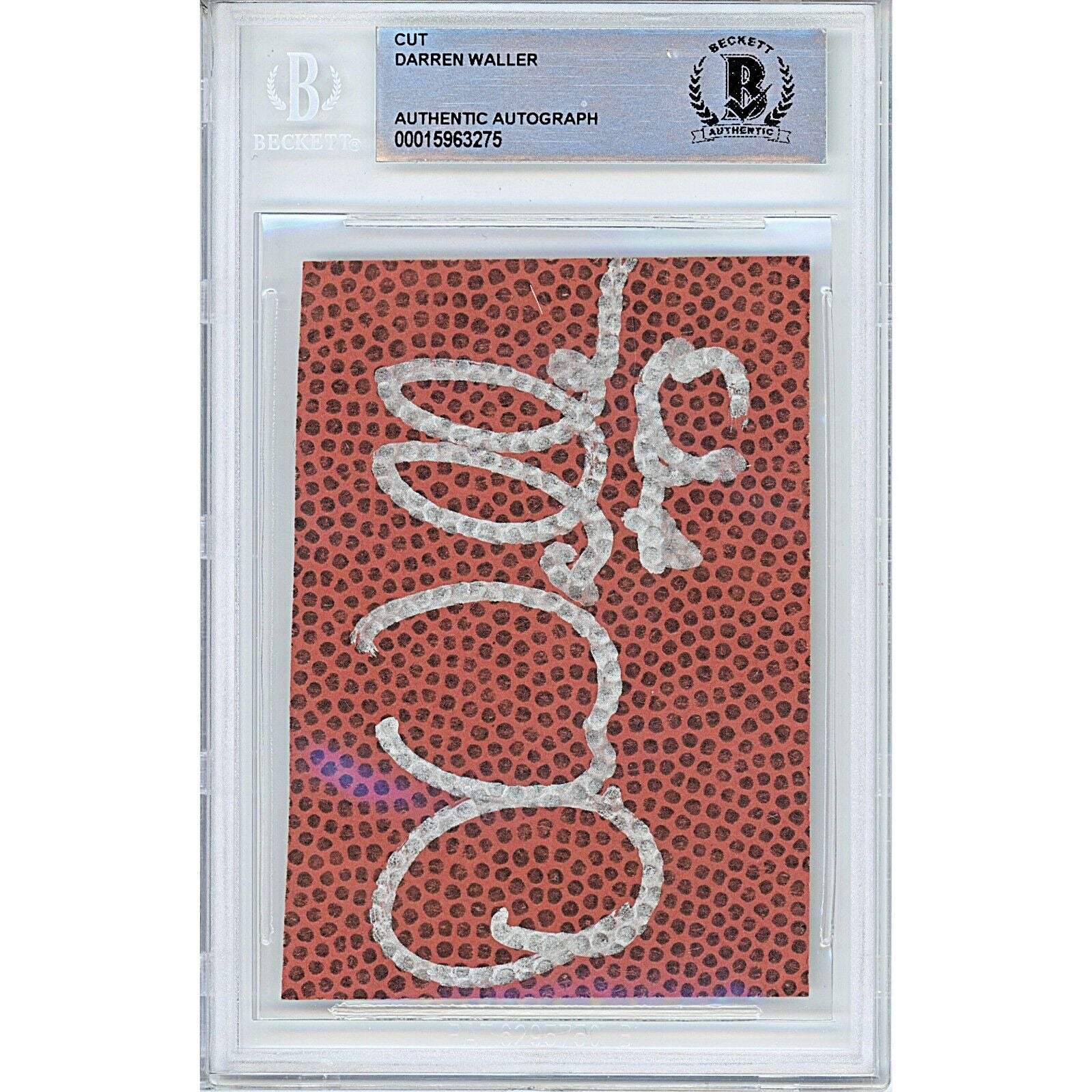 Darren Waller Las Vegas Raiders Signed Trading Card – Beckett BAS