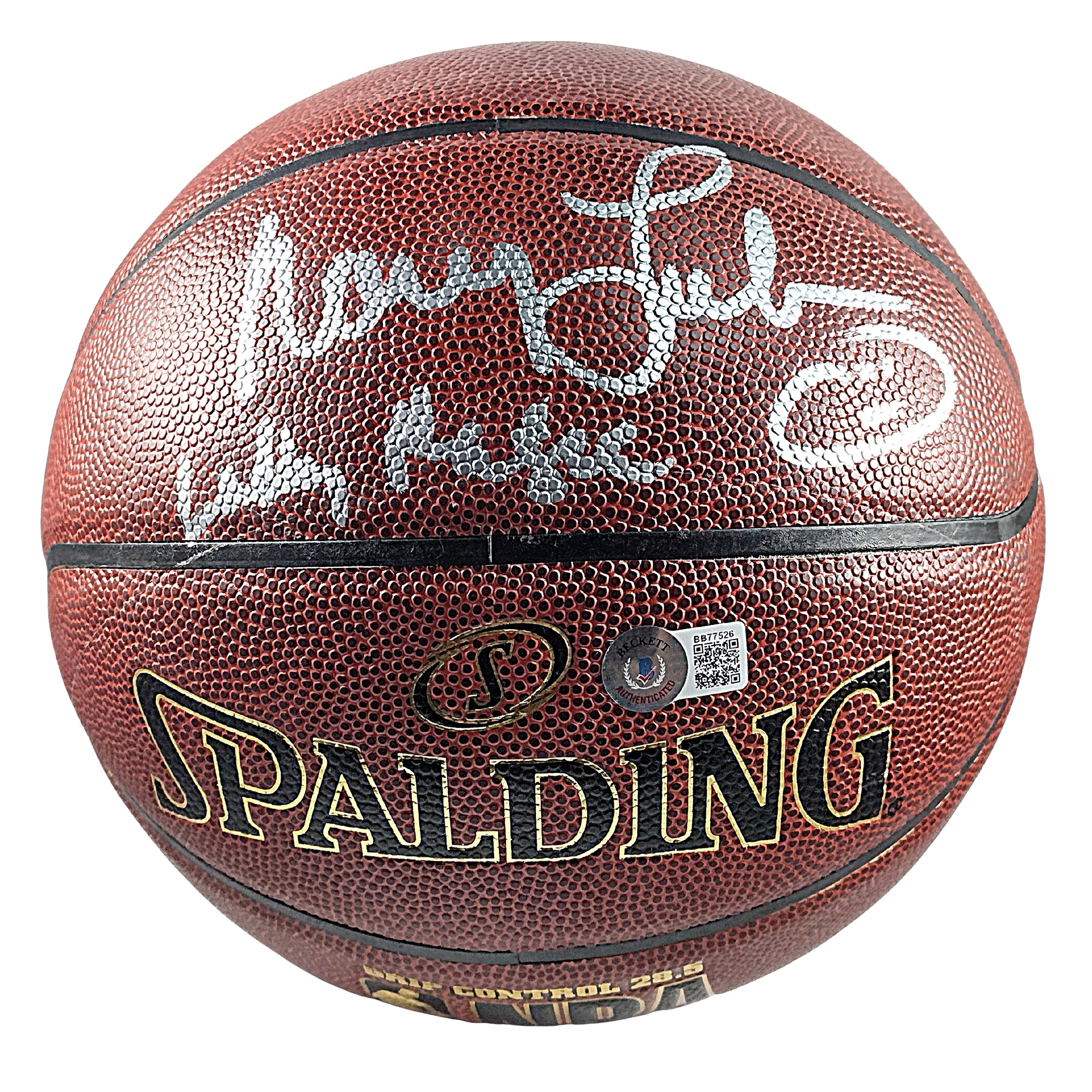 Nancy Lieberman Signed Spalding Autograph Photo Beckett BAS
