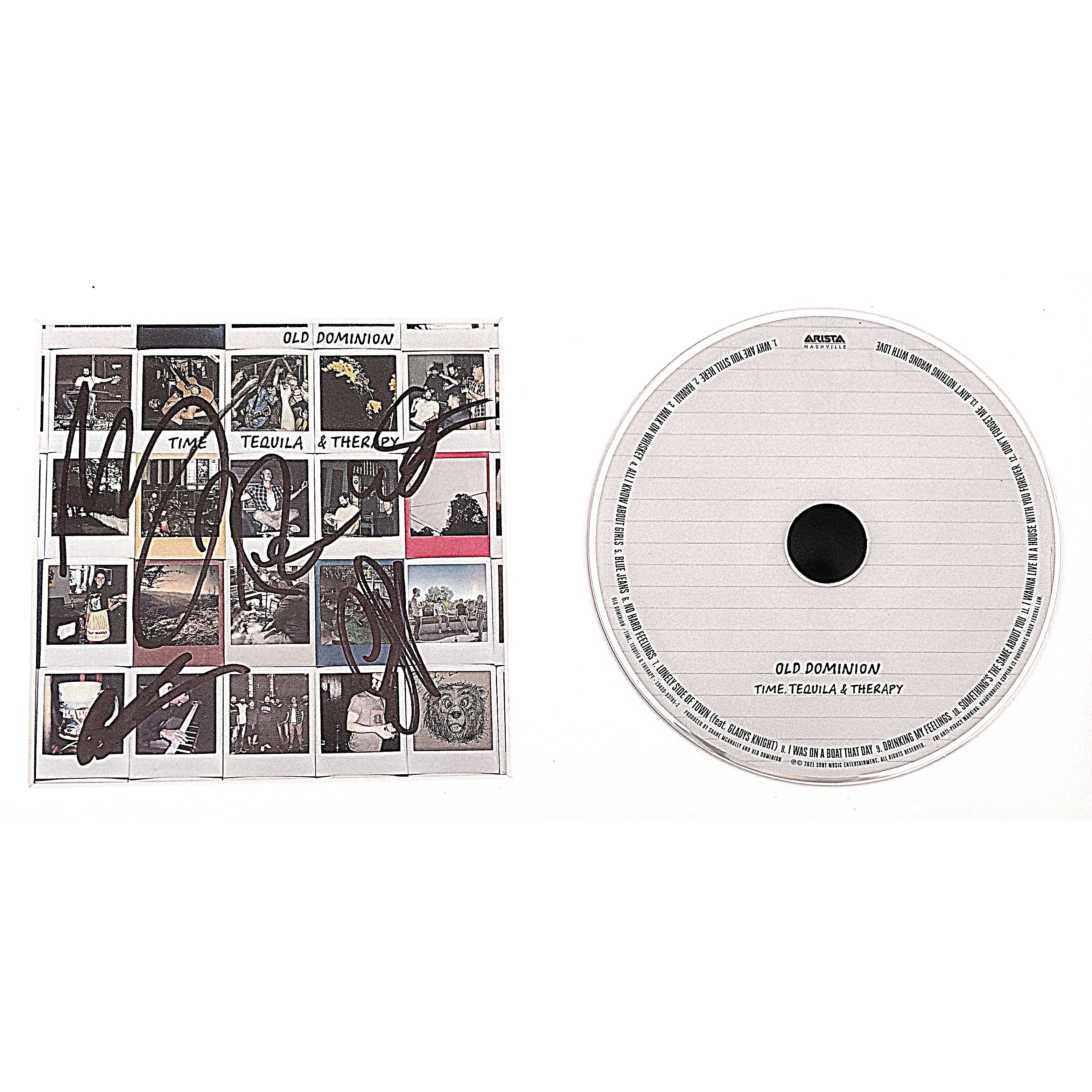 Old Dominion Signed Time Tequila Autographed Photo Beckett BAS