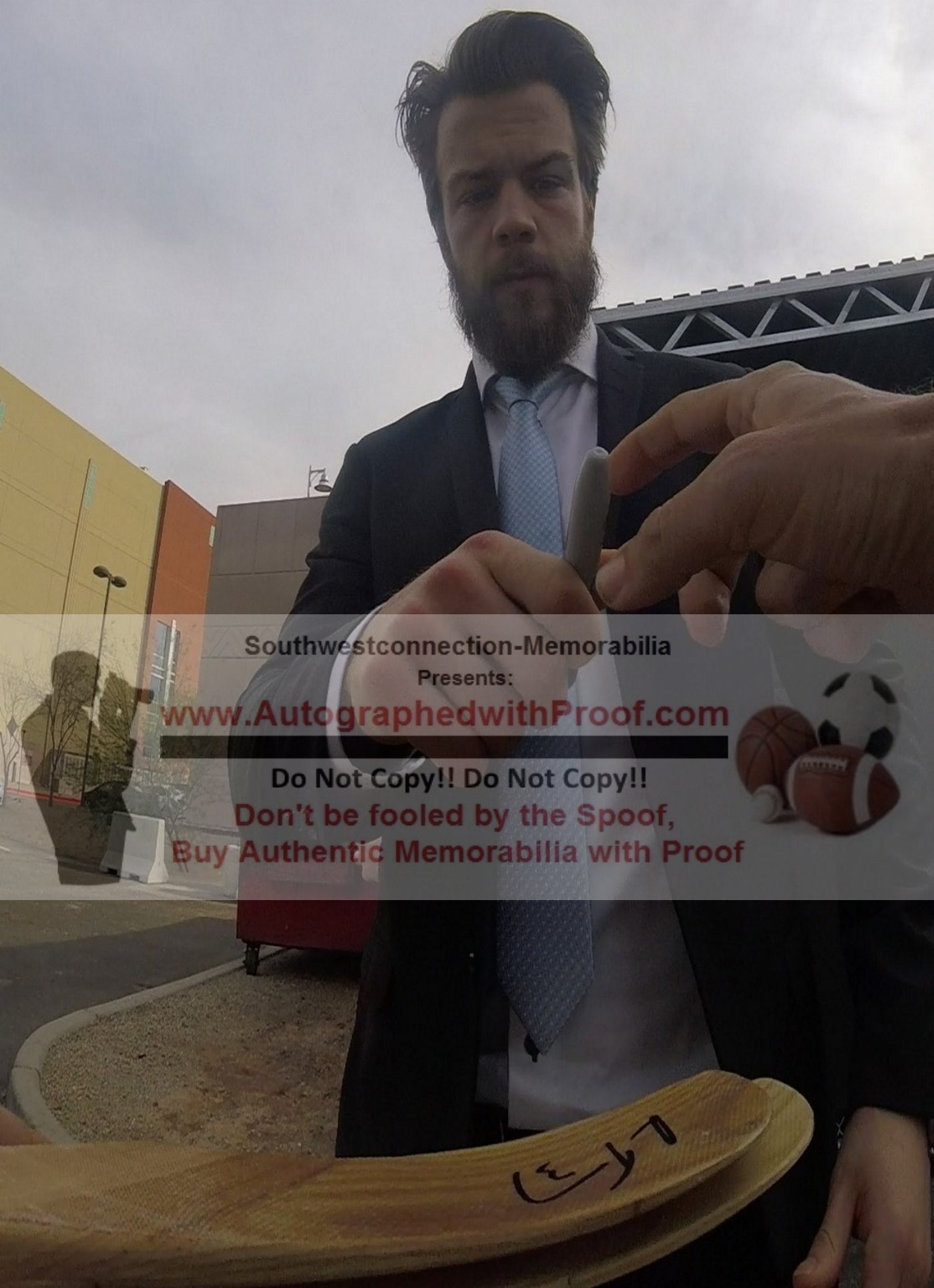 Oscar Fantenberg Autographed Calgary Flames Signed Photo Beckett BAS