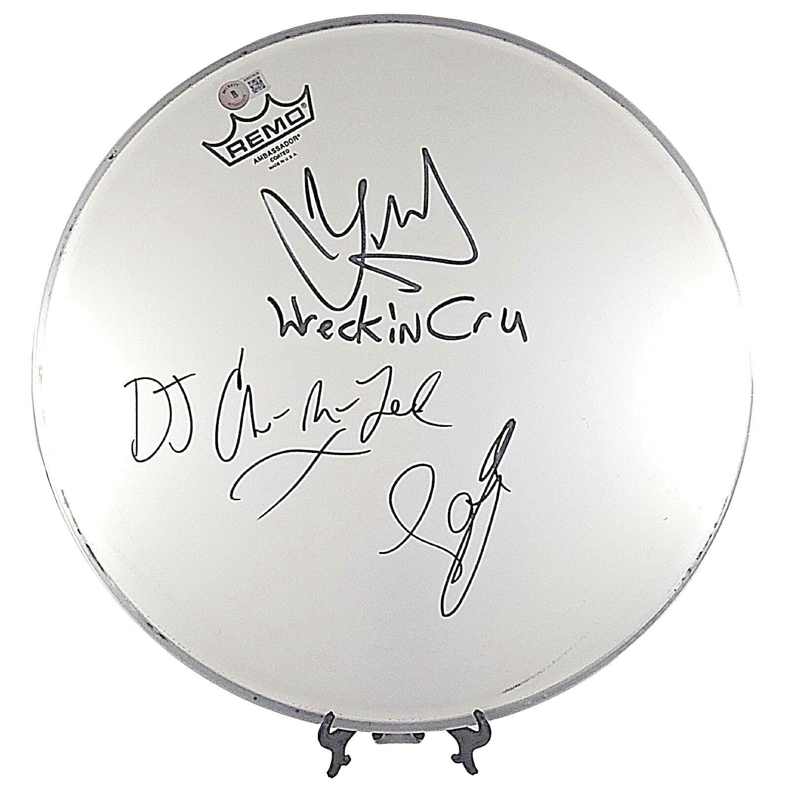 World Class Wreckin Cru signed memorabilia – signature close-up – Beckett COA