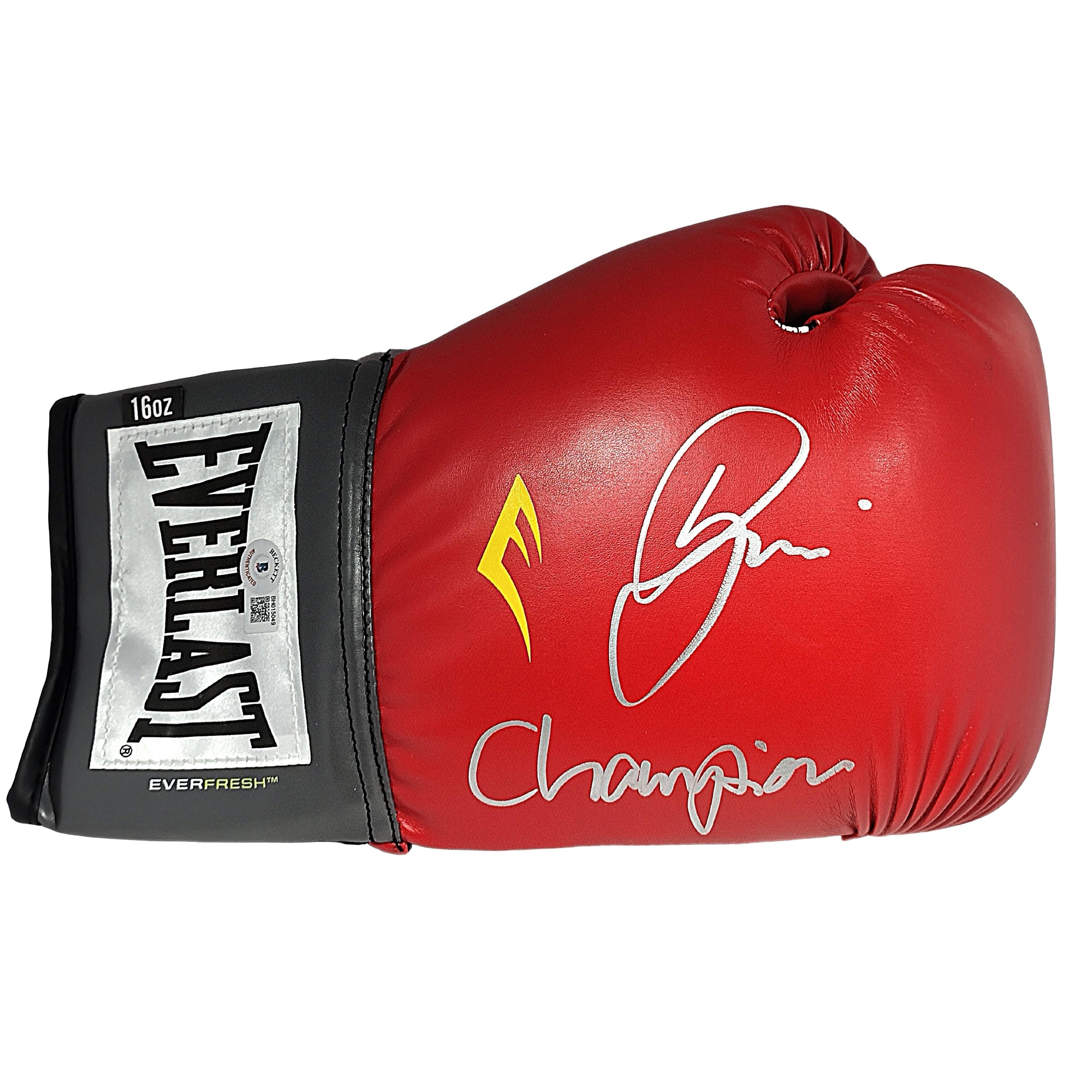Sefer Seferi Signed Everlast Red Autographed Glove Beckett BAS