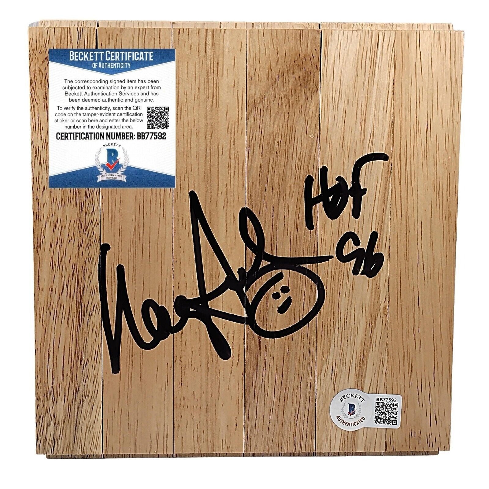 Nancy Lieberman Phoenix Mercury autographed basketball – full view – Beckett COA