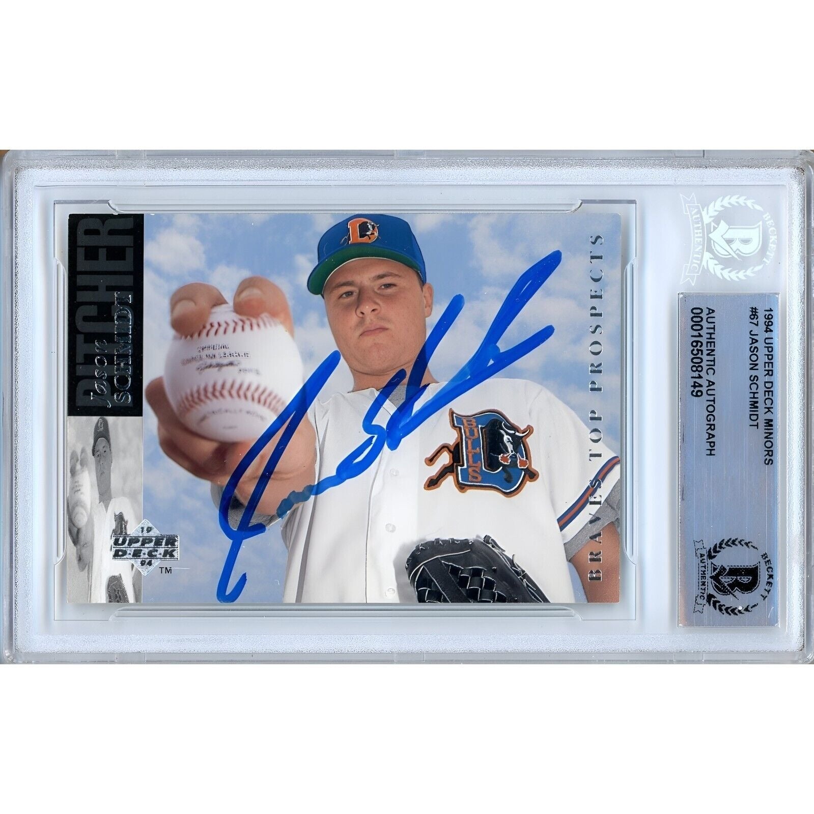 1994 Upper Deck Minors autographed trading card – Beckett BAS