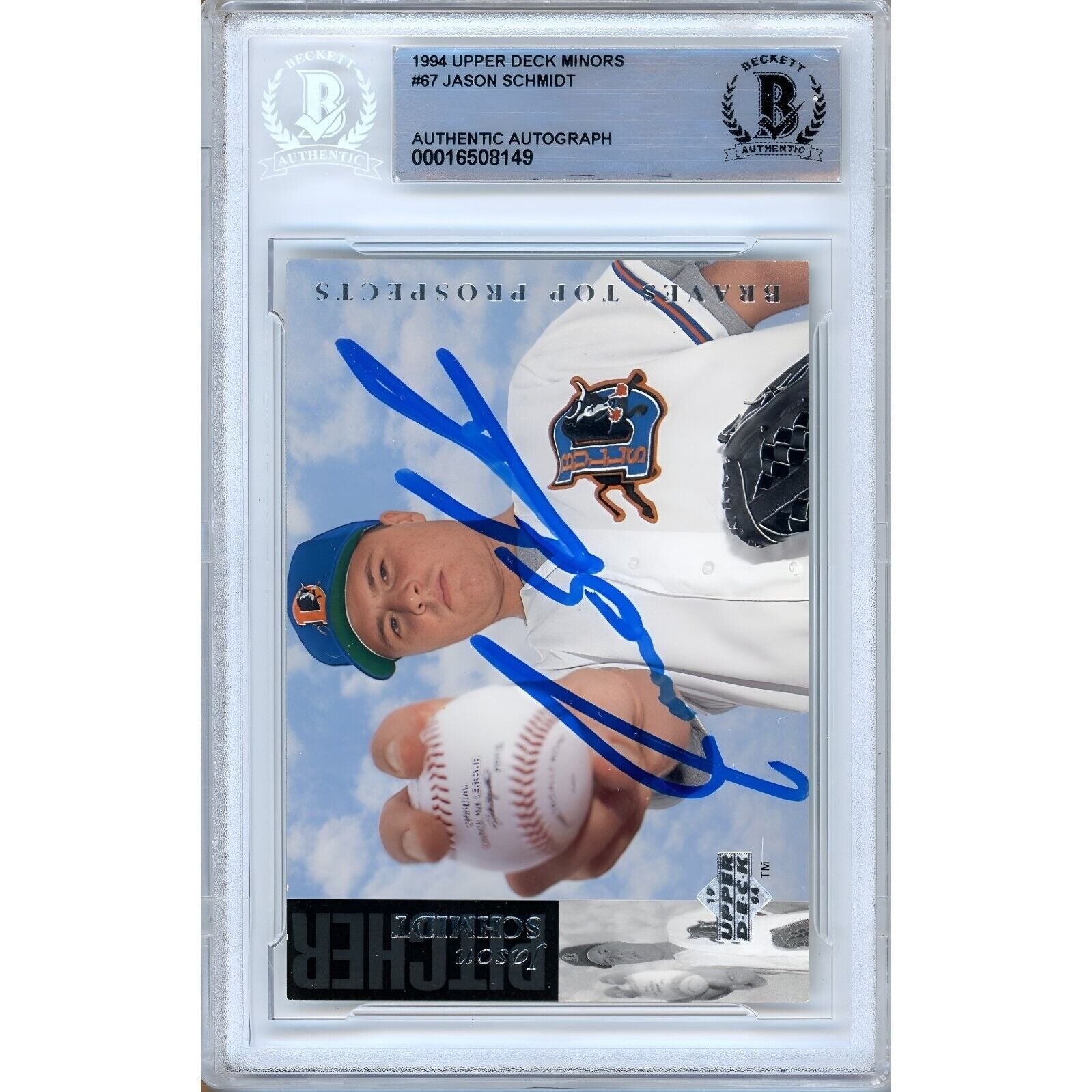 signed trading card – Beckett BAS