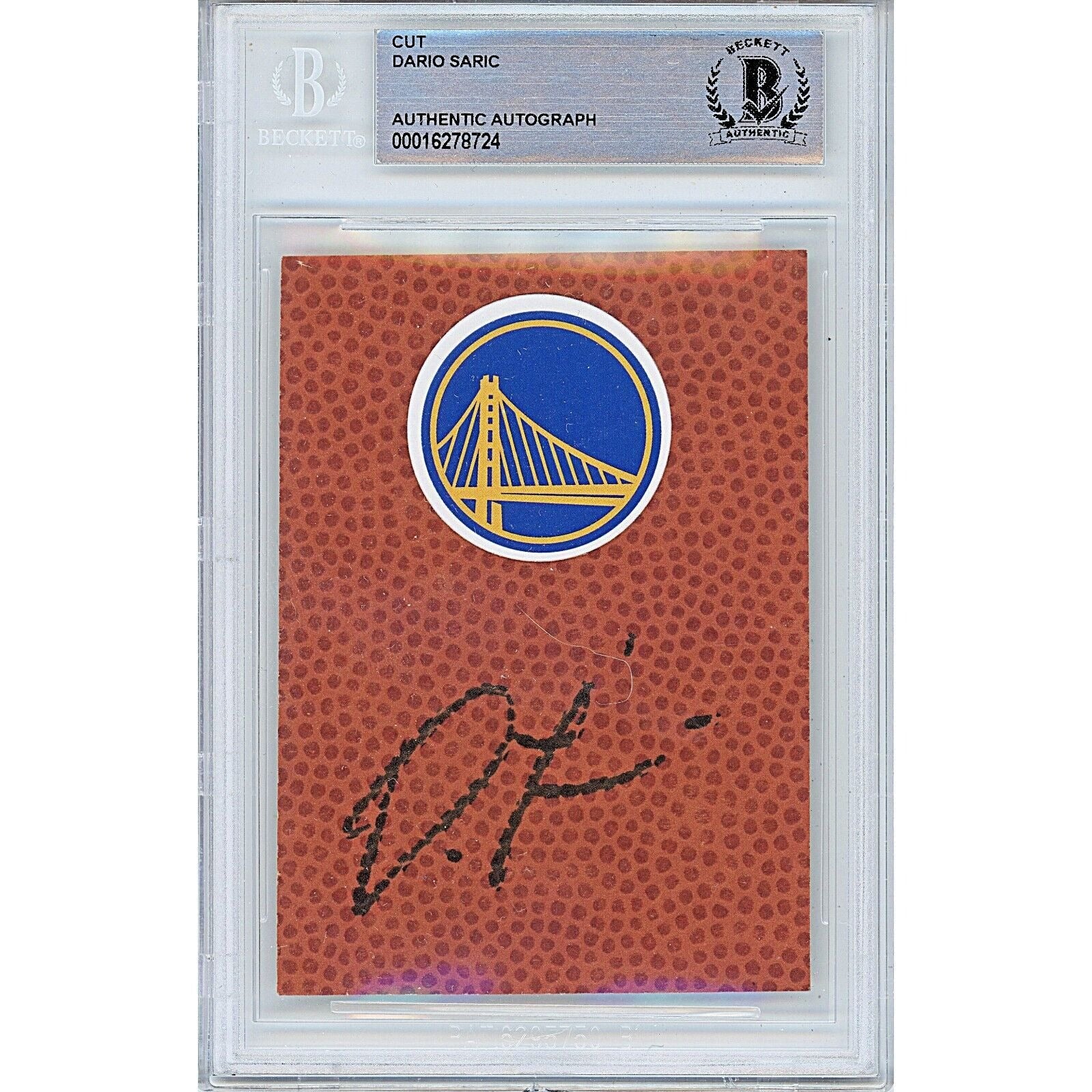 Dario Saric Golden State Warriors Autographed Trading Card – Beckett BAS