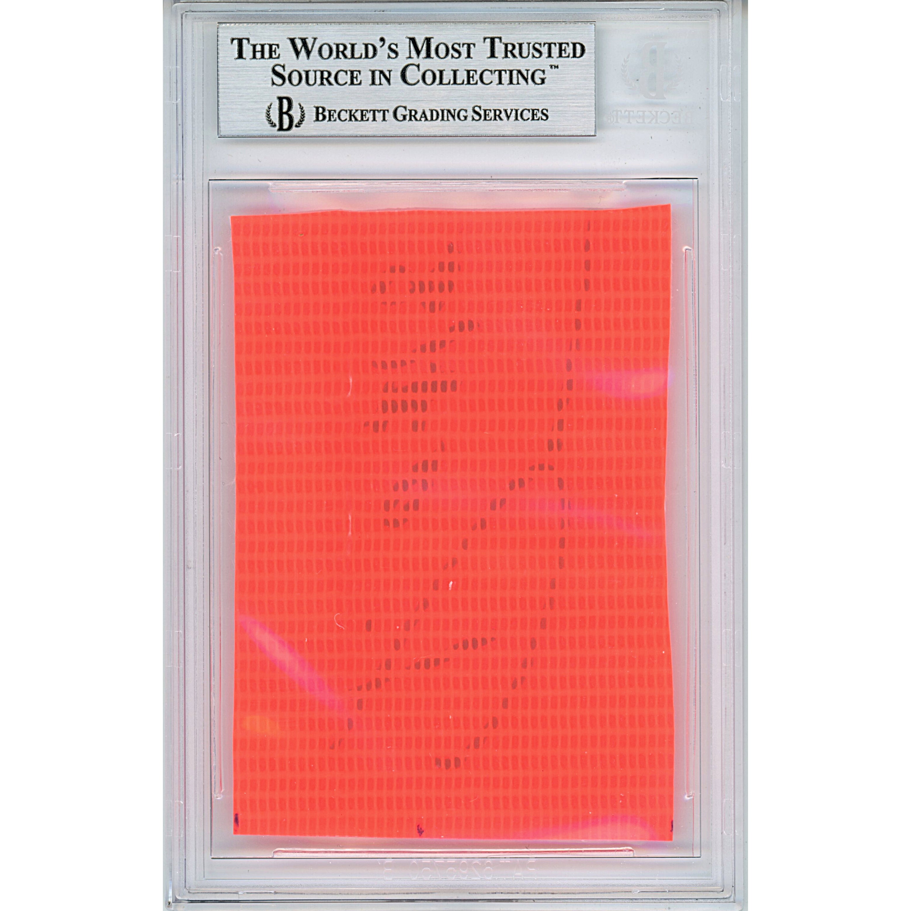 Diontae Johnson auto trading card – authentication sticker – Beckett COA