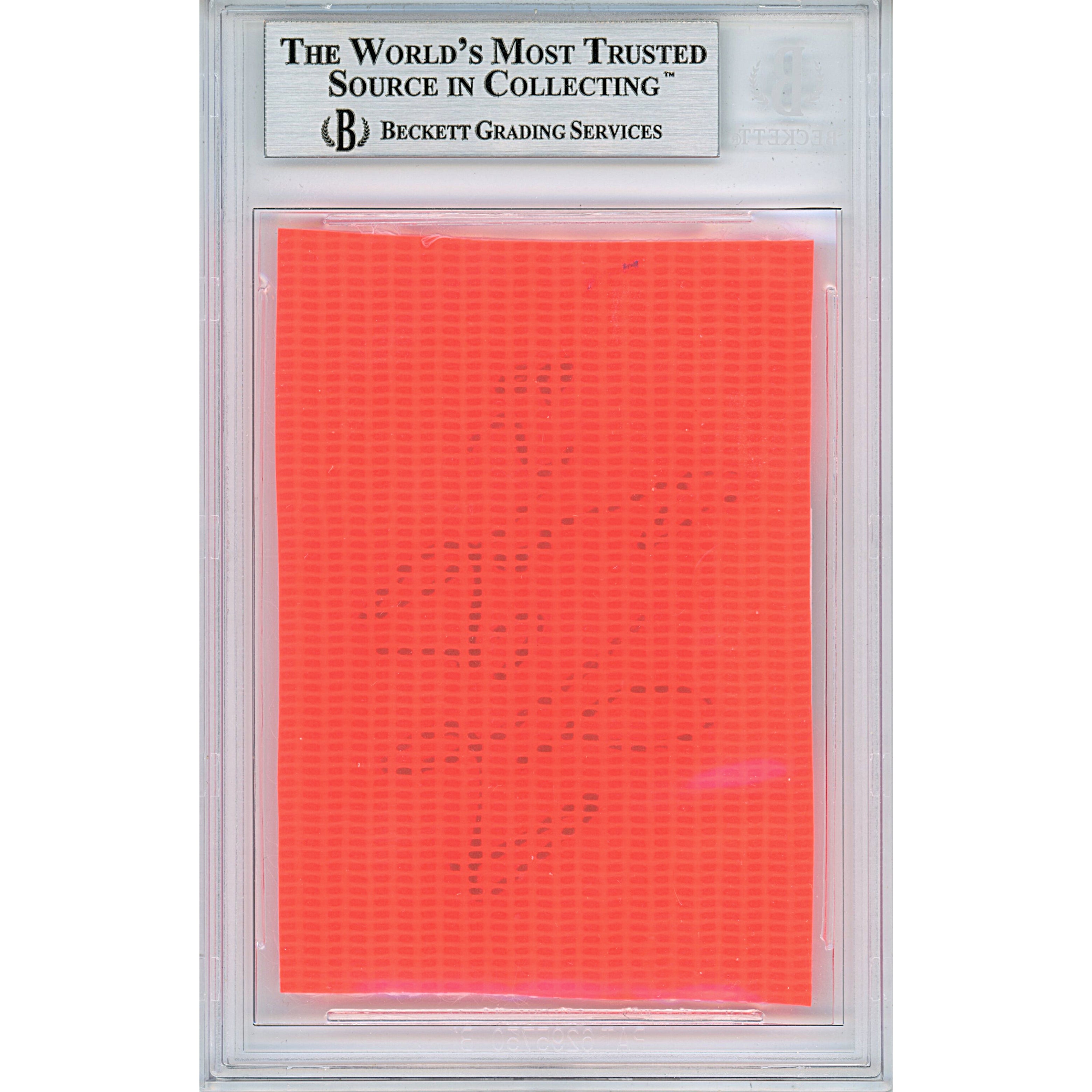 Shaquil Barrett auto trading card – authentication sticker – Beckett COA