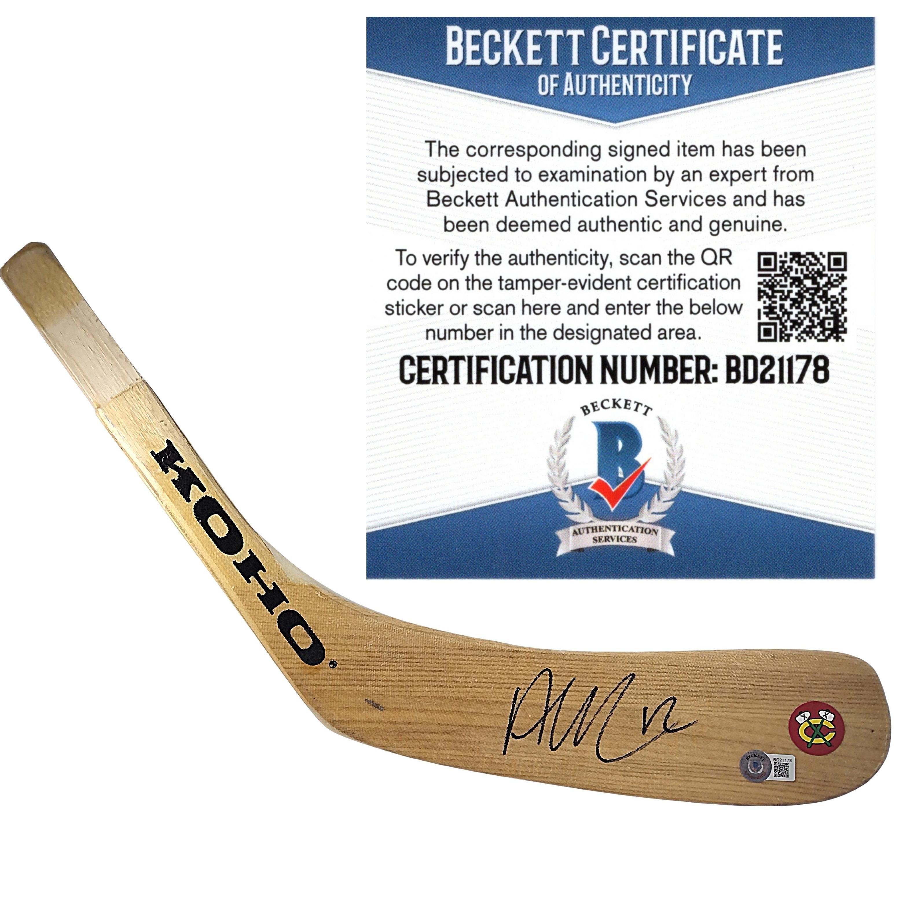 Alex Debrincat Autographed Stick – Beckett BAS