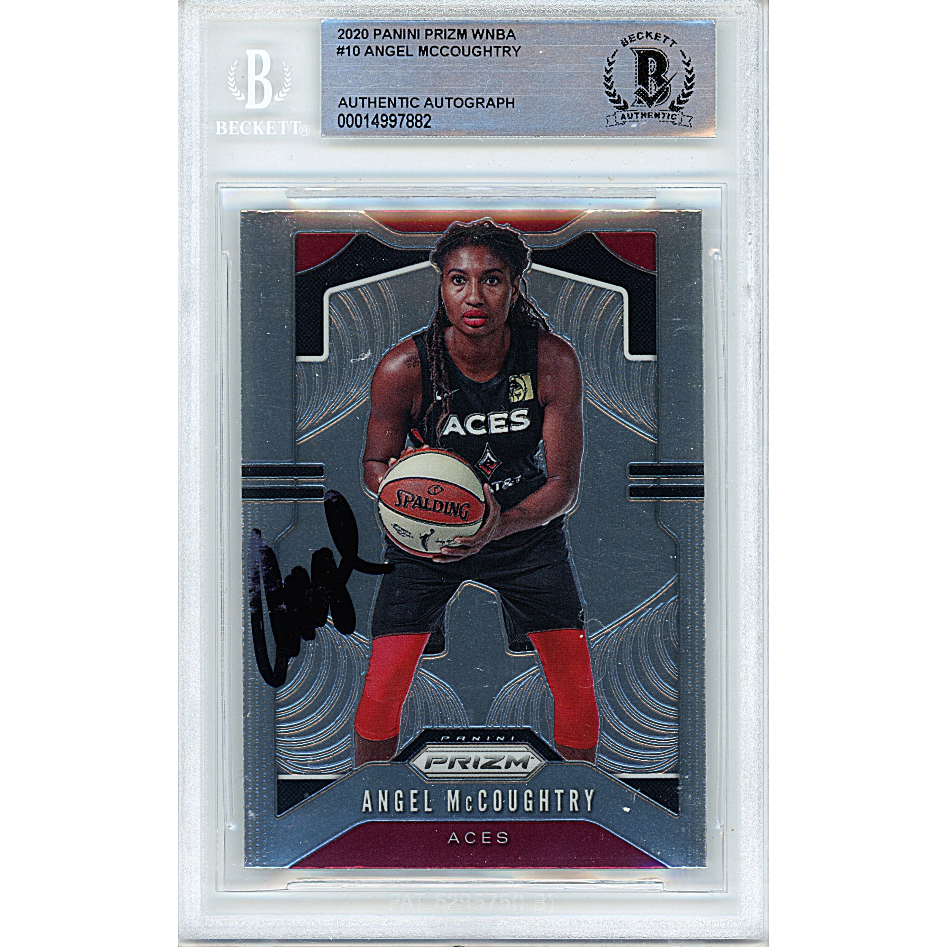 2020 Panini Angel Mccoughtry Autographed Trading Card – Beckett BAS