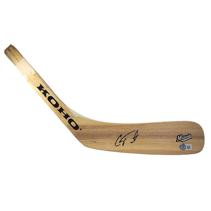 Hockey- Autographed- Cam Talbot Signed Minnesota Wild Ice Hockey Stick Blade Beckett Authenticated 302