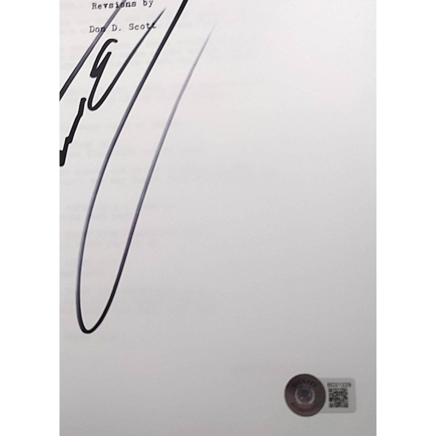 Hollywood- Autographed- Cedric The Entertainer Signed Barbershop Full Movie Script Beckett Authentication 105
