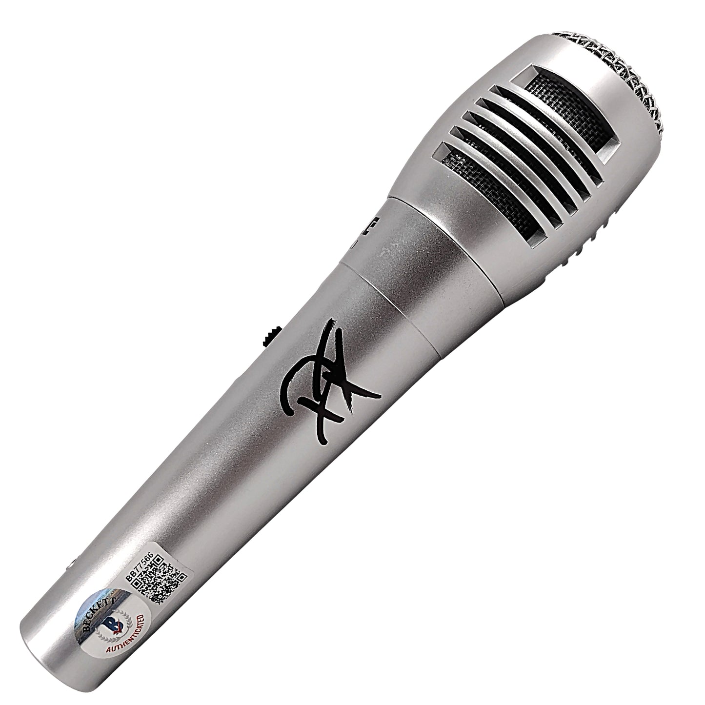 Microphones- Autographed- Damian Priest Signed Microphone WWE United States Champion Beckett BAS Authentication Exact Proof Photo 202