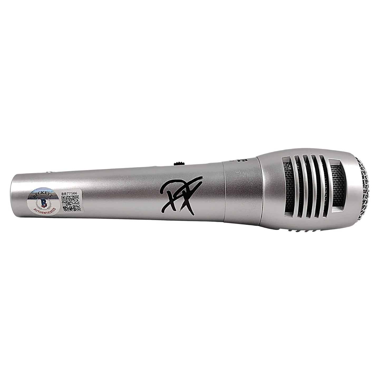 Microphones- Autographed- Damian Priest Signed Microphone WWE United States Champion Beckett BAS Authentication Exact Proof Photo 203