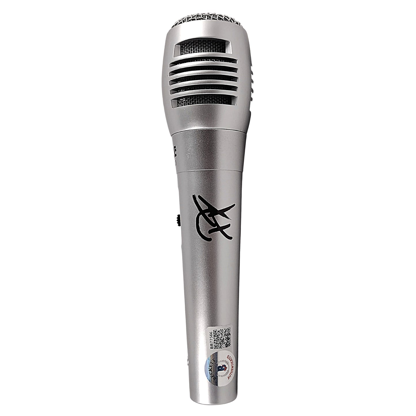 Microphones- Autographed- Damian Priest Signed Microphone WWE United States Champion Beckett BAS Authentication Exact Proof Photo 204
