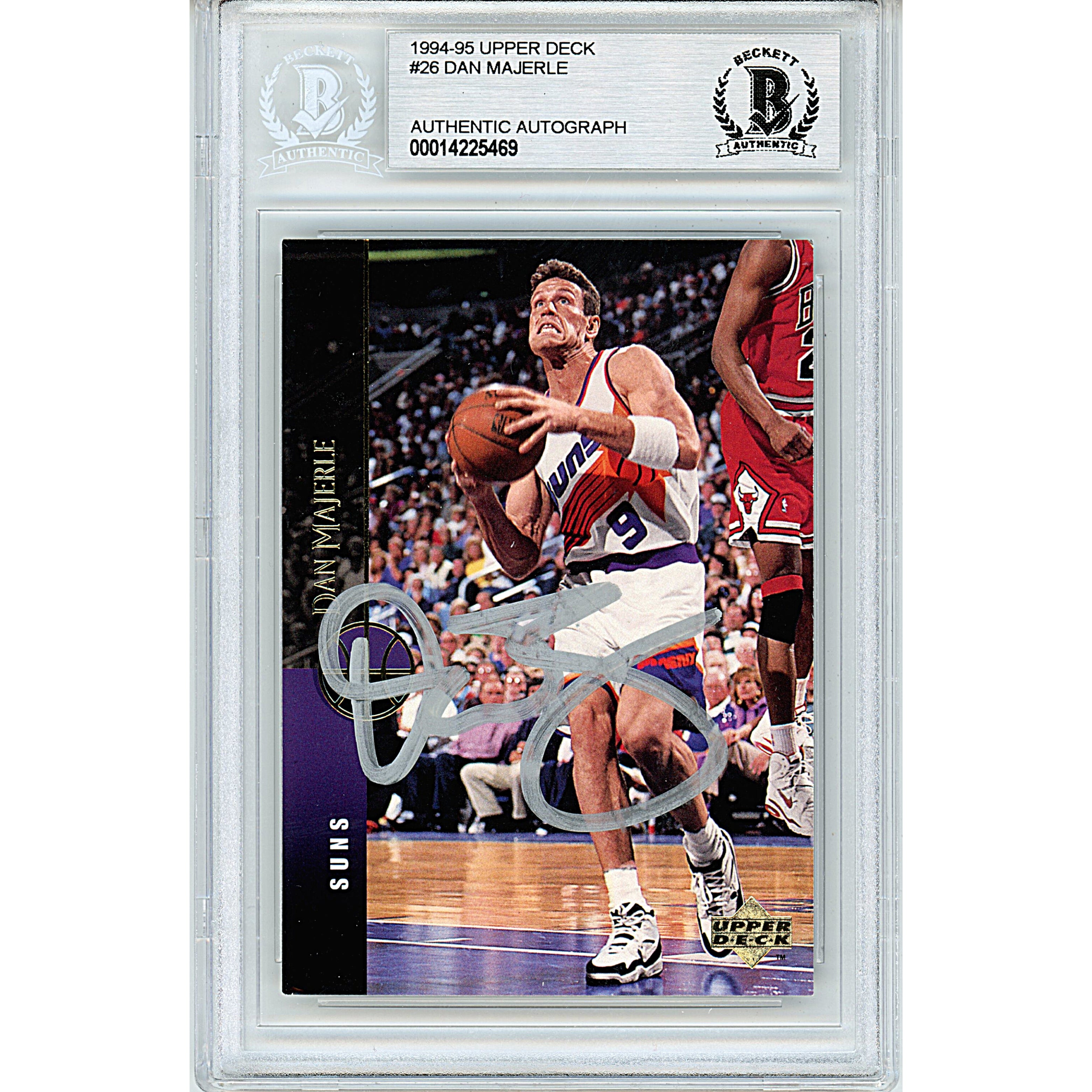 1994 Upper Deck #44 Dan Majerle Autographed Trading Card – Beckett BAS