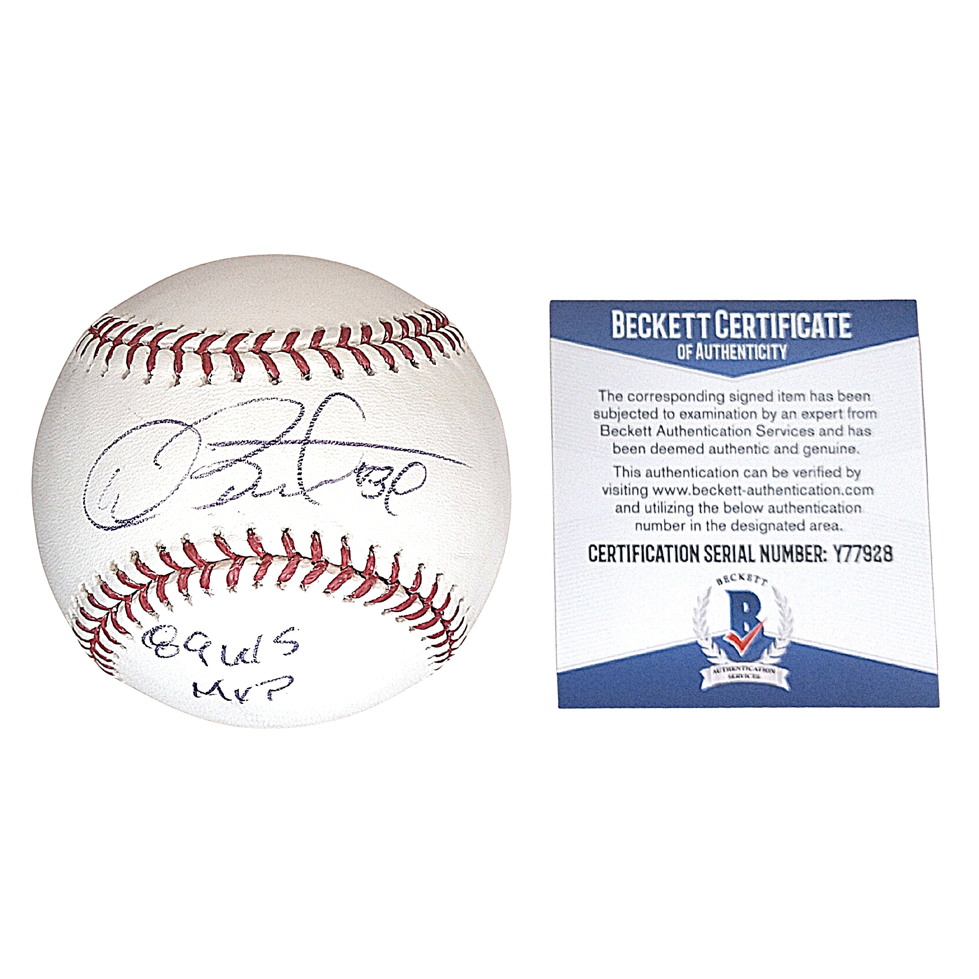 Dave Stewart Oakland Athletics Signed Major League Baseball Beckett –  www.