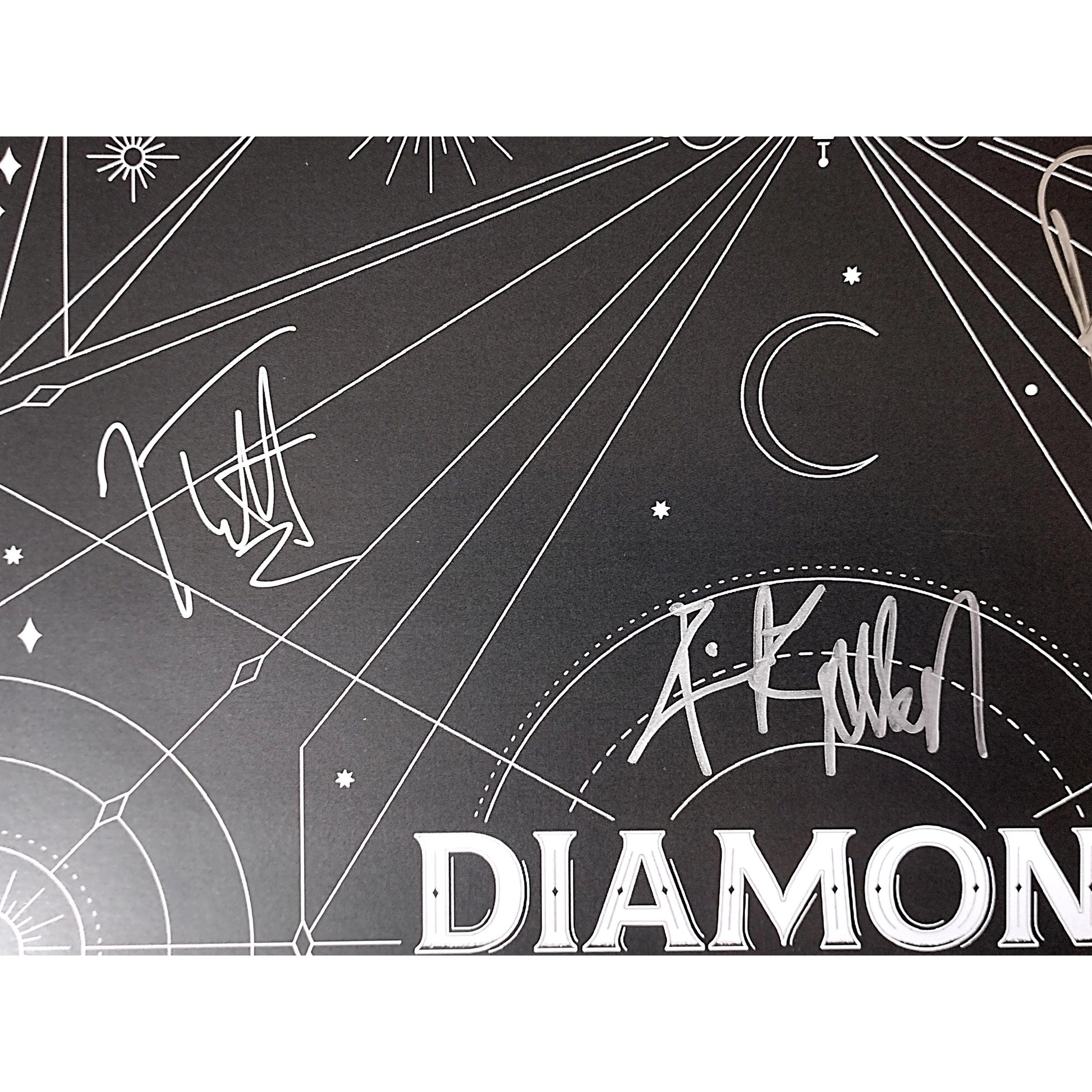 Music- Autographed- Def Leppard Signed Diamond Star Halos Vinyl Record 12x12 Album Flat Beckett Certified Authentication 306