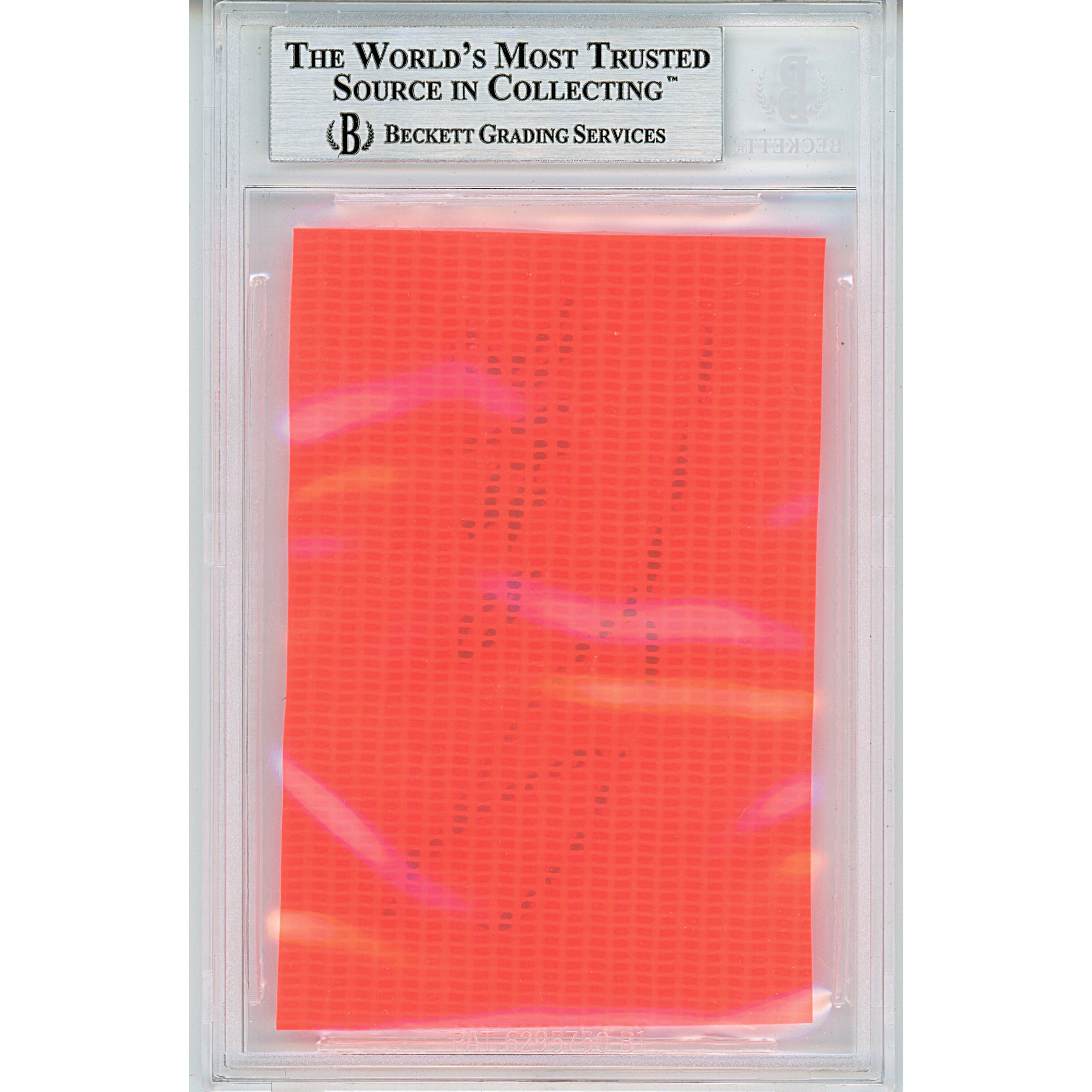 Diontae Johnson auto trading card – authentication sticker – Beckett COA