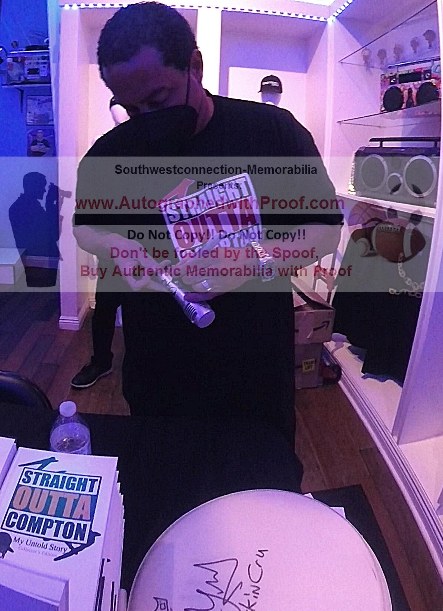 DJ Yella signed photo – signature close-up – Beckett COA