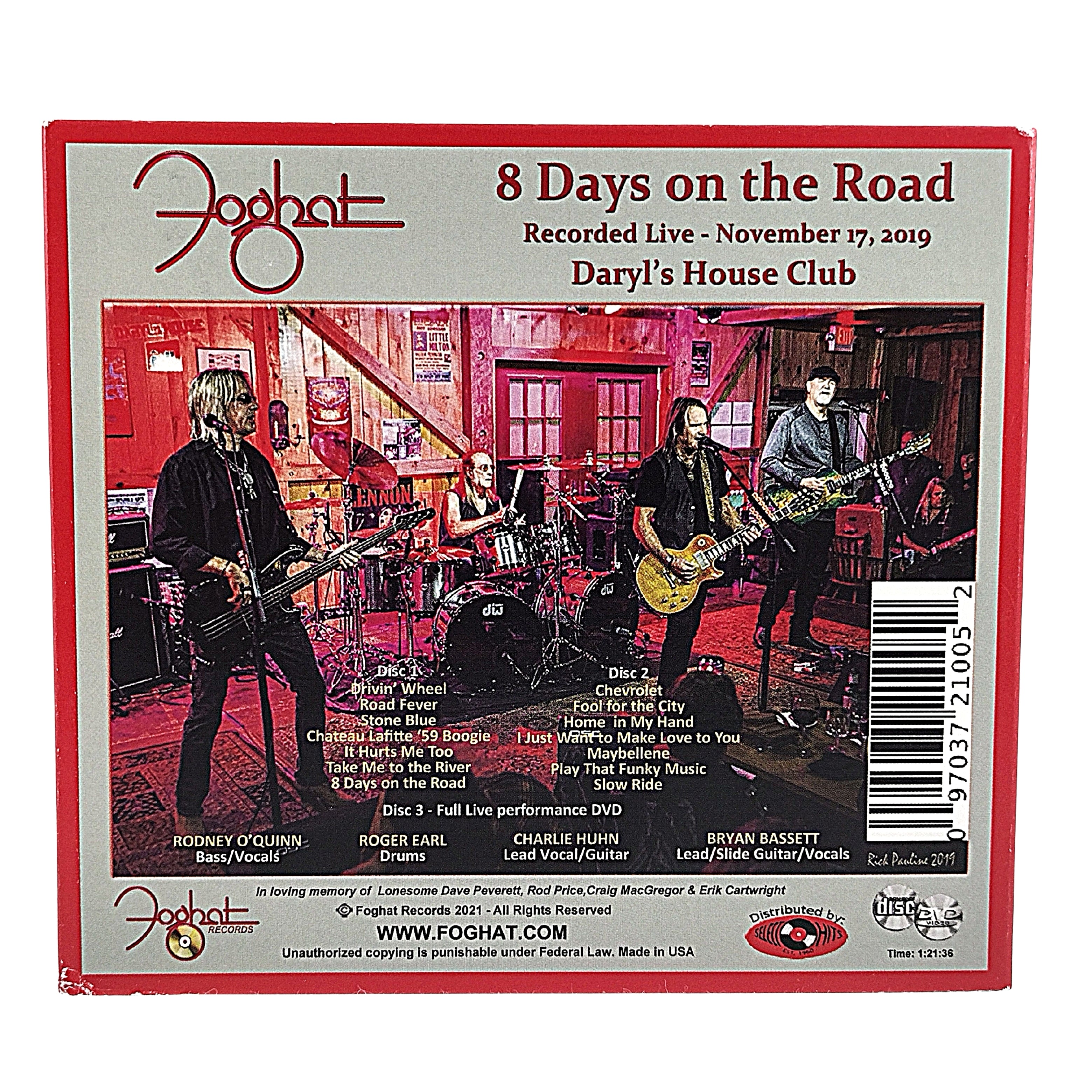 Foghat Band signed photo – signature close-up – Beckett COA