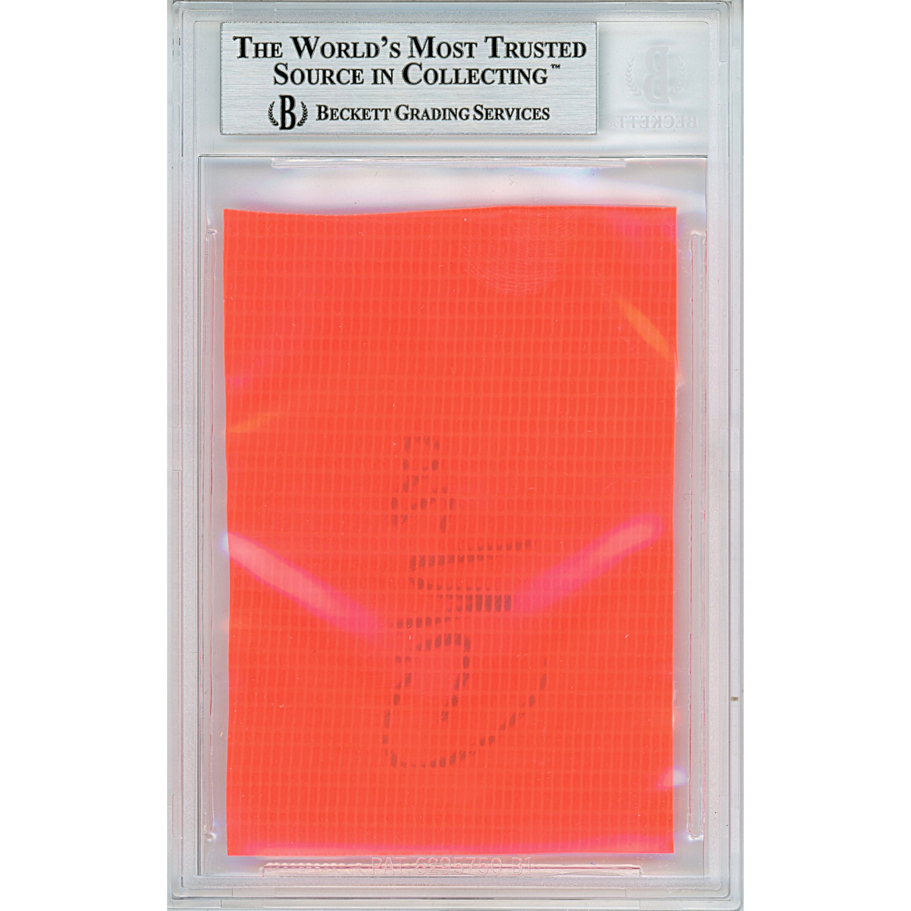 Greg Newsome auto trading card – authentication sticker – Beckett COA