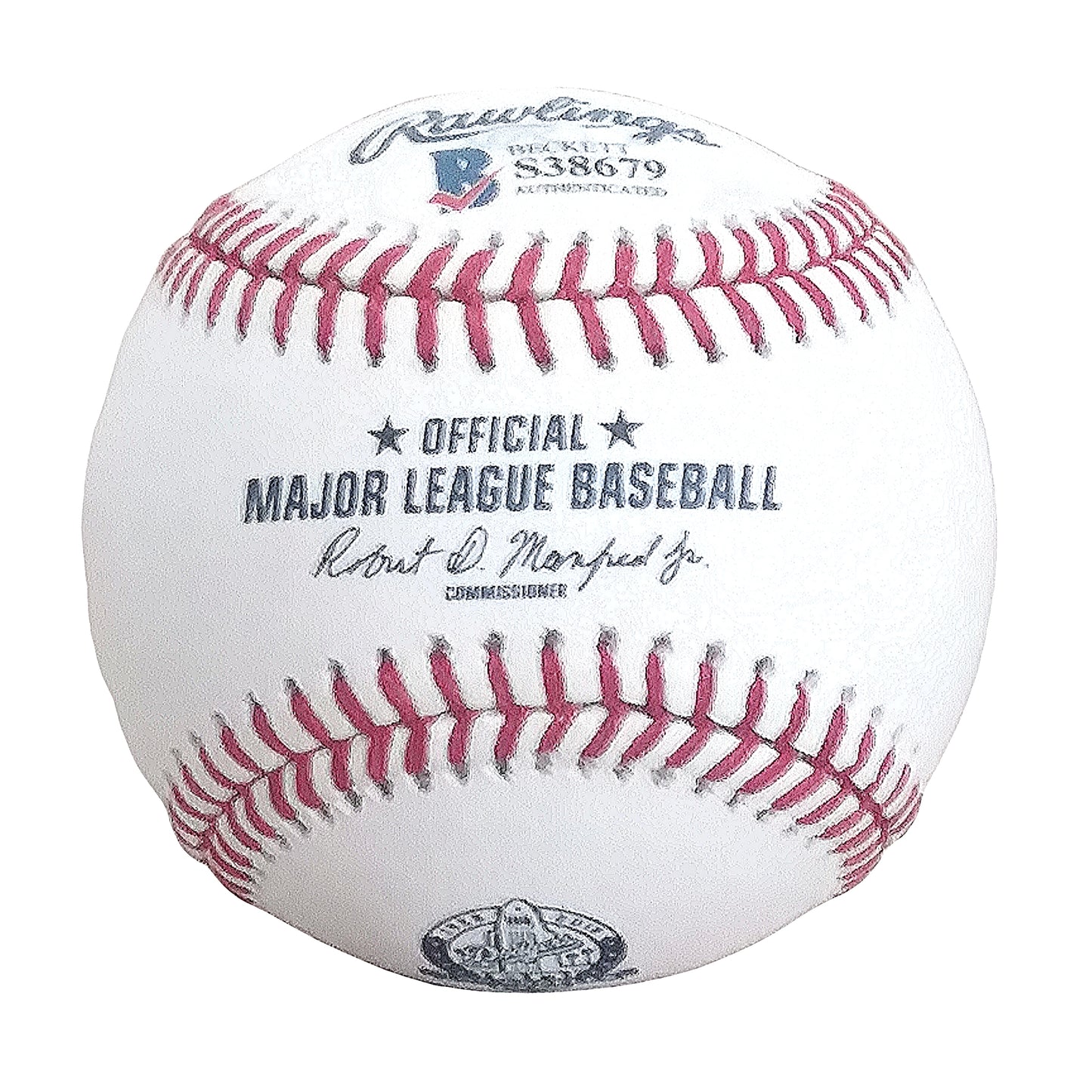 Baseballs- Autographed- Hideo Nomo Signed Los Angeles Dodgers 60th Anniversary Logo Baseball Proof Photo Beckett BAS Authentication - 104