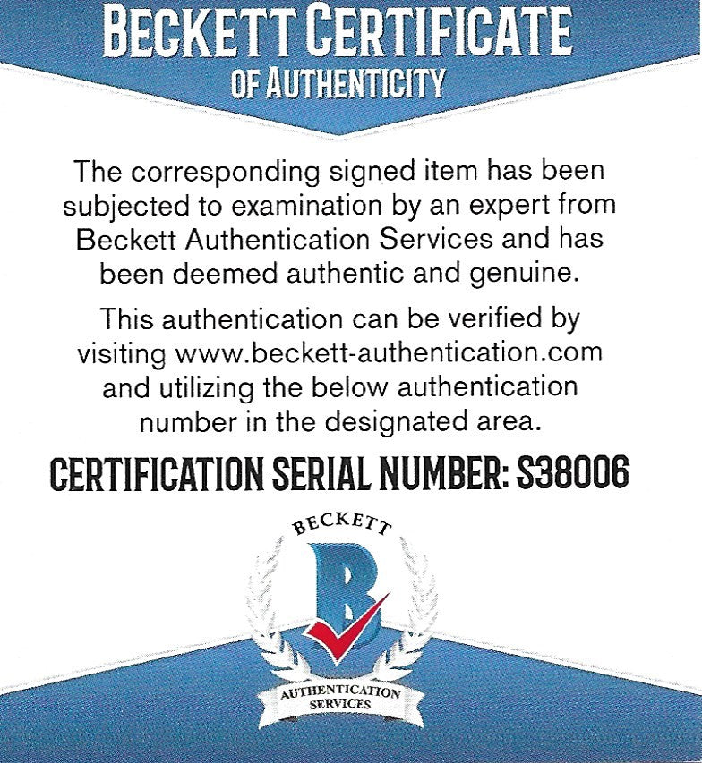 Ichiro Suzuki auto baseball – authentication sticker – Beckett COA