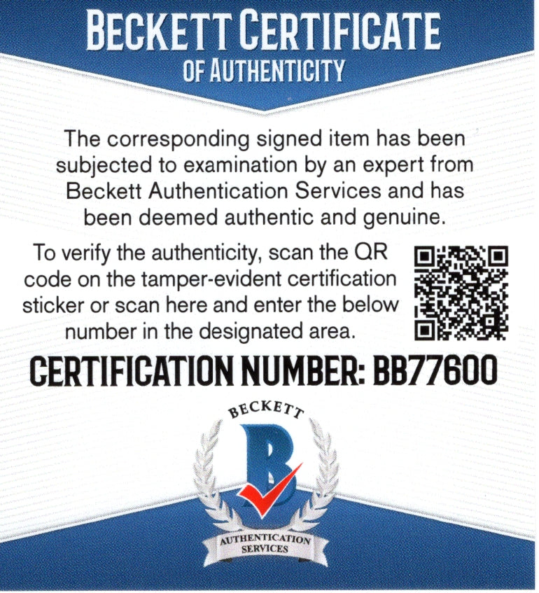 Jason Richardson basketball autograph – angled display – Beckett COA