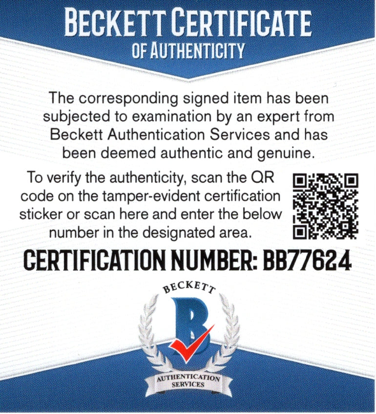 Jeremy Lauzon Autograph Hockey Stick Blade – Beckett BAS