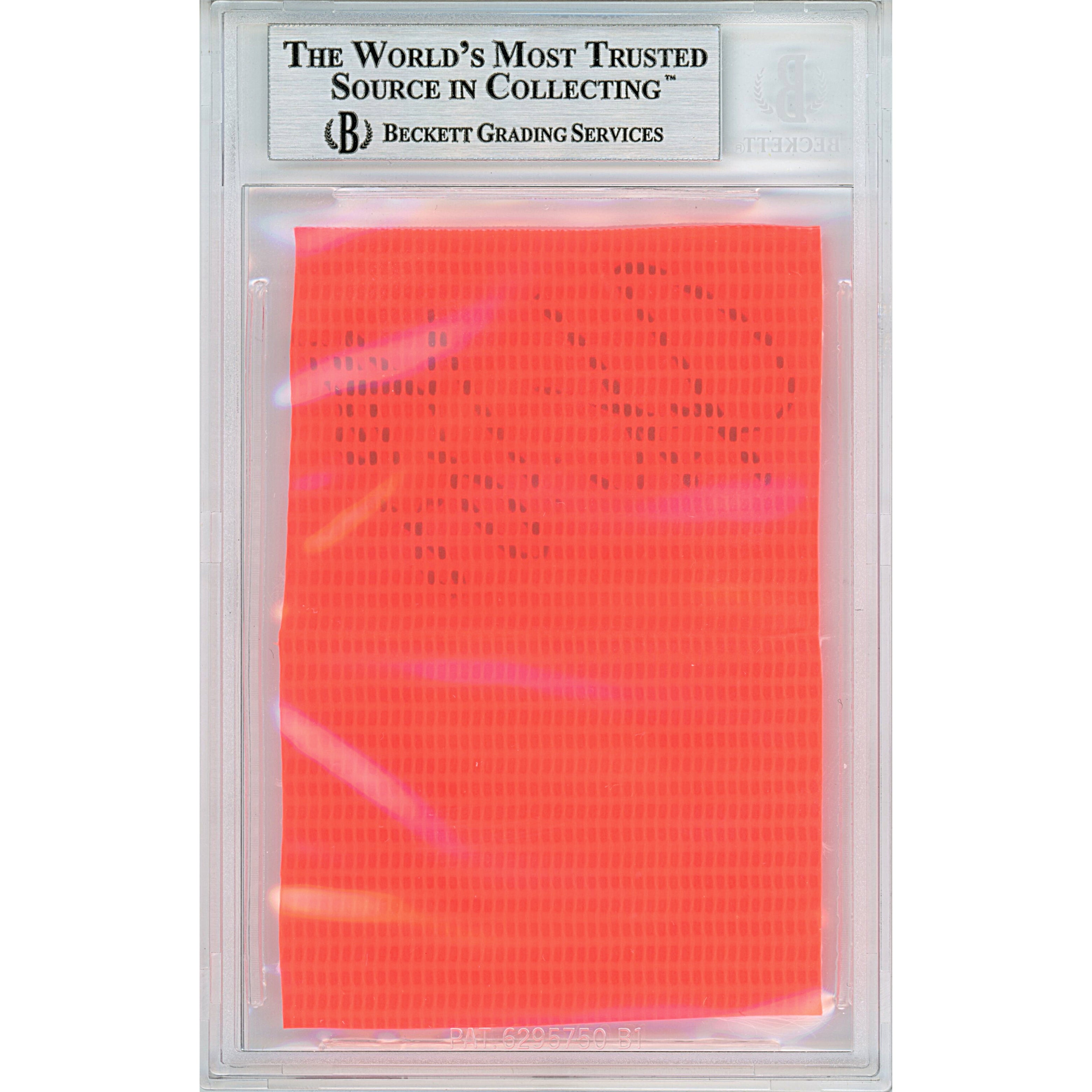 J.T. Gray signed trading card – signature close-up – Beckett COA