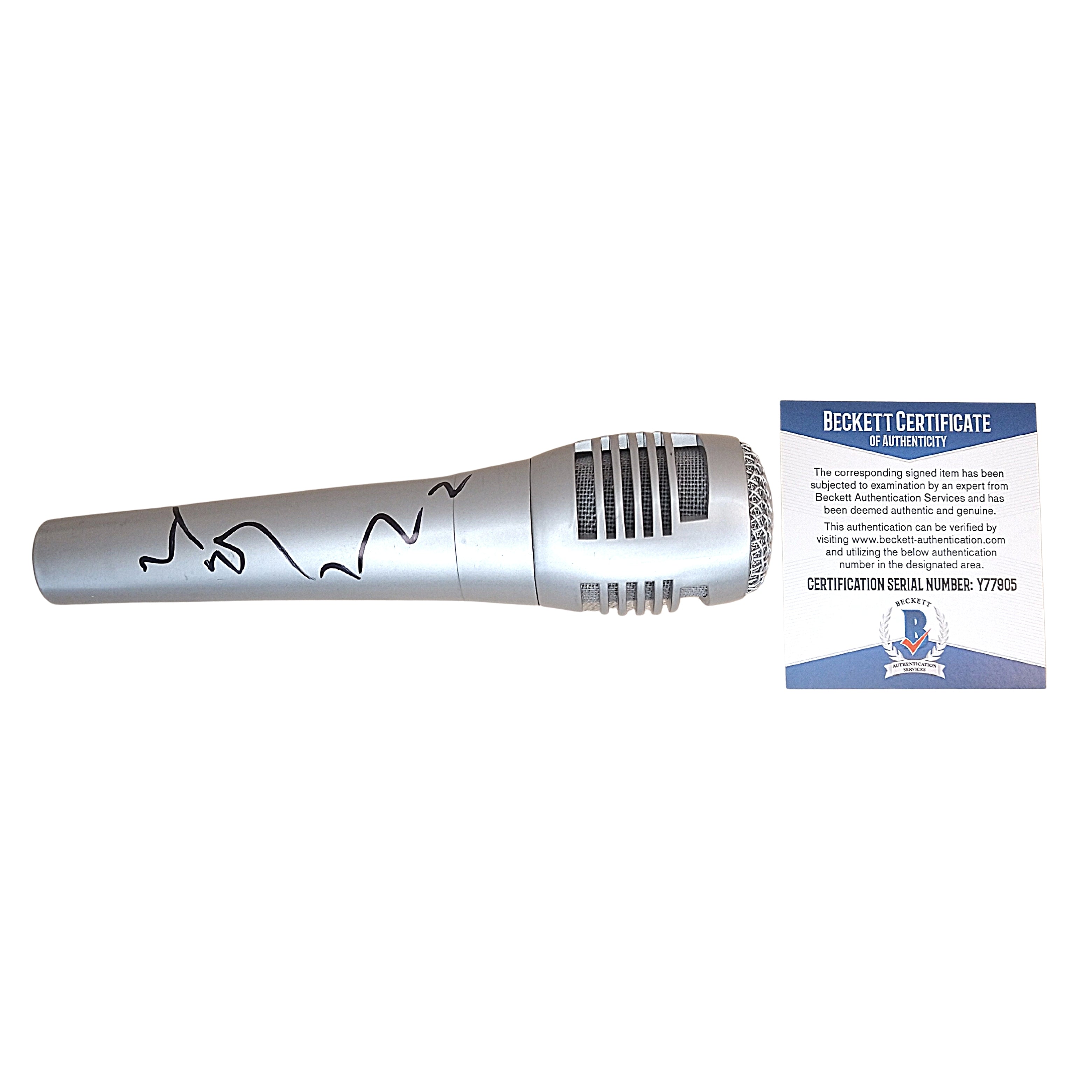 Latoya Jackson Autographed Microphone – Beckett BAS.