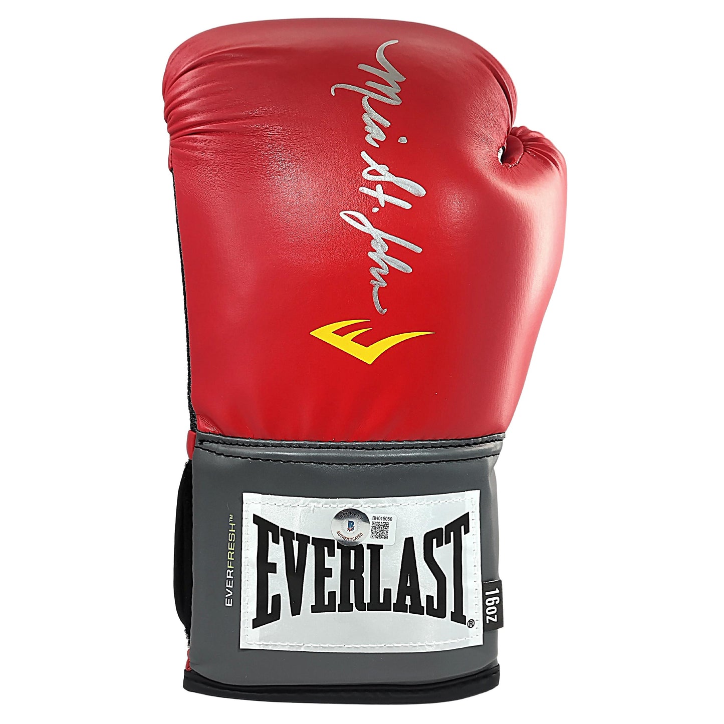 Boxing Gloves- Autographed- Mia St John Signed Everlast Red Left Handed Boxing Glove Beckett Authentication 403
