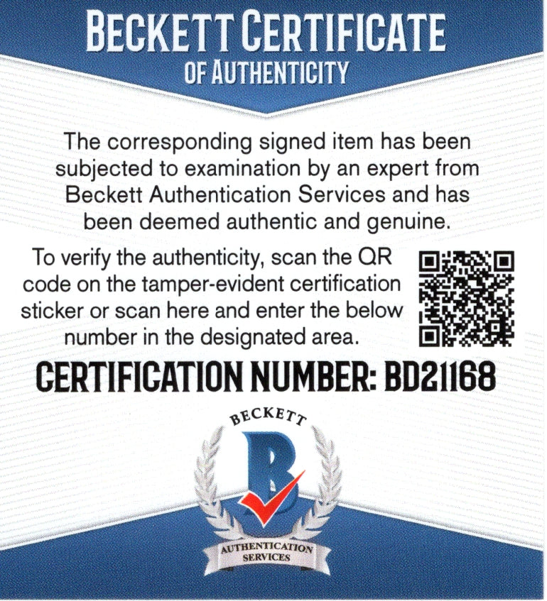 Mistah F.A.B. photo autograph – angled display – Beckett COA