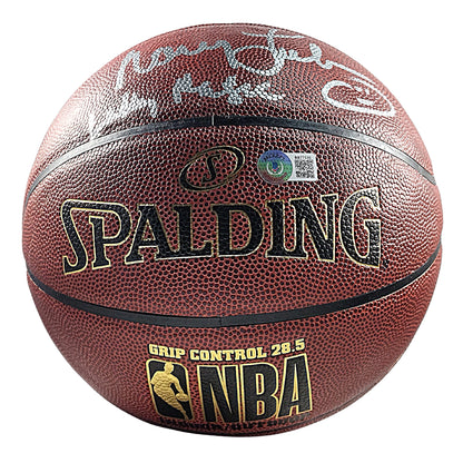 Basketballs- Autographed- Nancy Lieberman Signed NBA Spalding Basketball Old Dominion Monarchs Beckett BAS Authentication 104