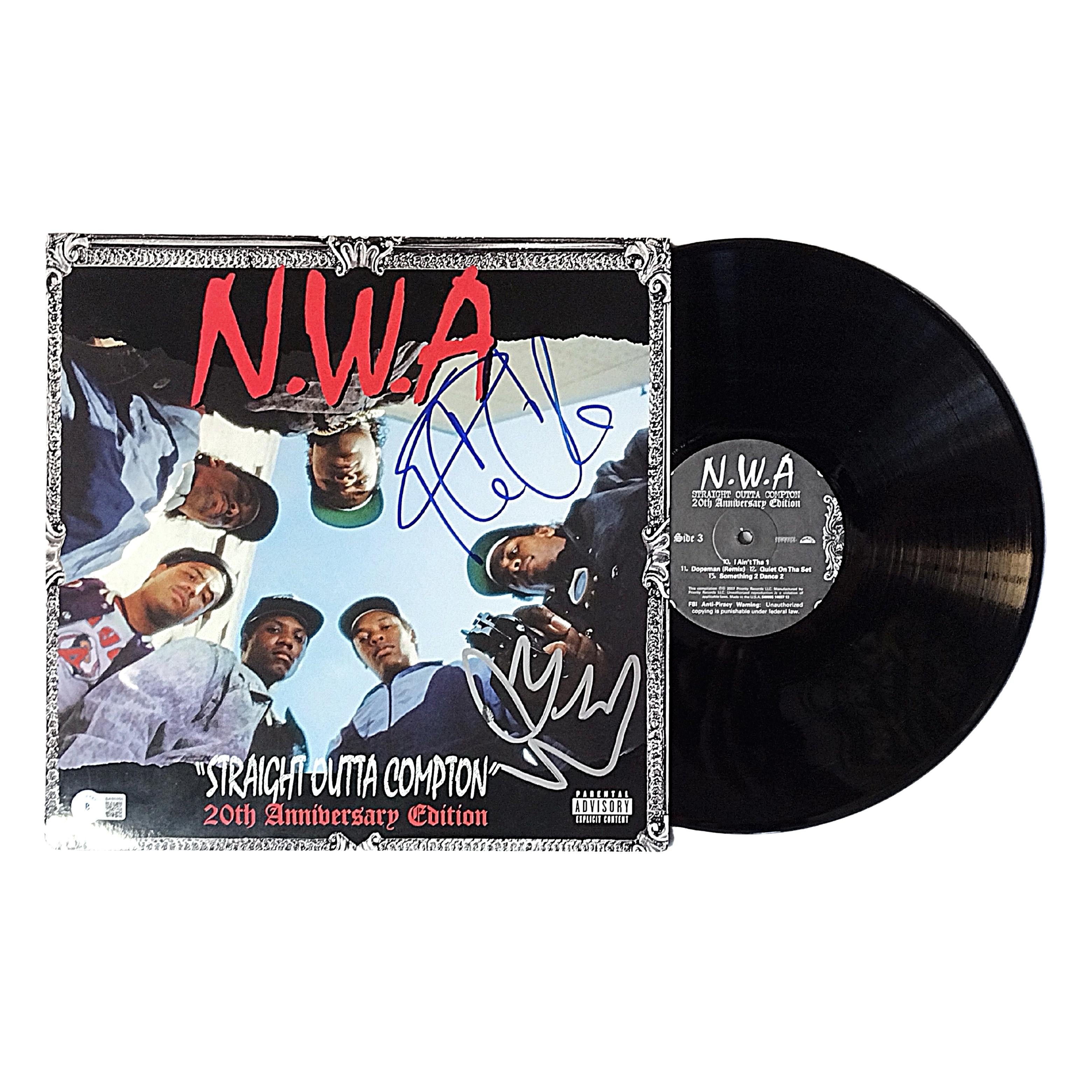 Ice Cube And Dj Yella autographed photo – full view – Beckett COA